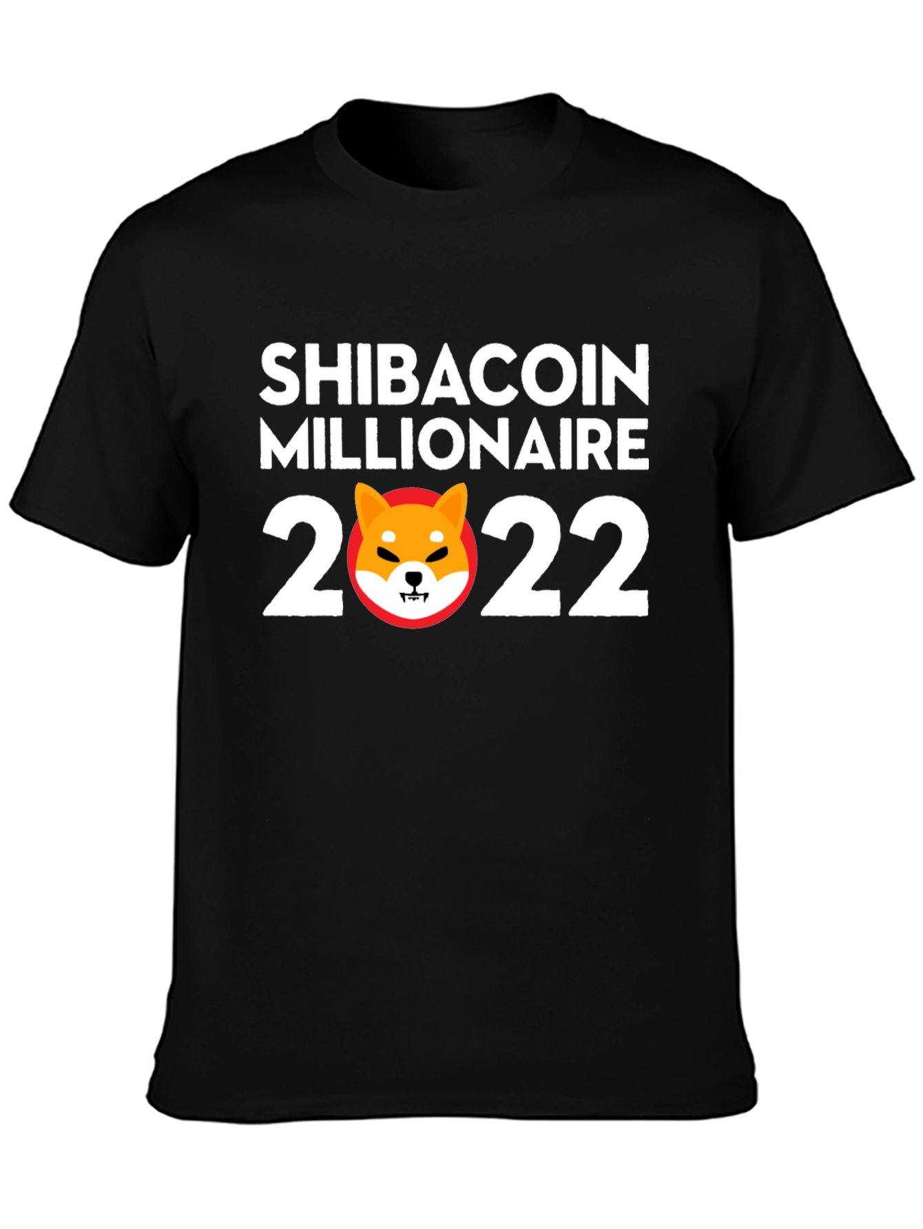 Shibacoin Millionaire 2022 Black T-Shirt