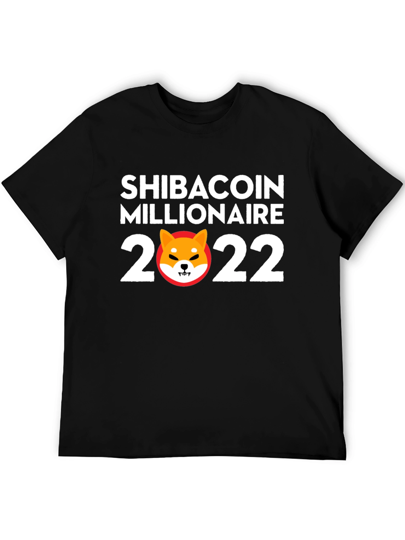 Shibacoin Millionaire 2022 Black T-Shirt
