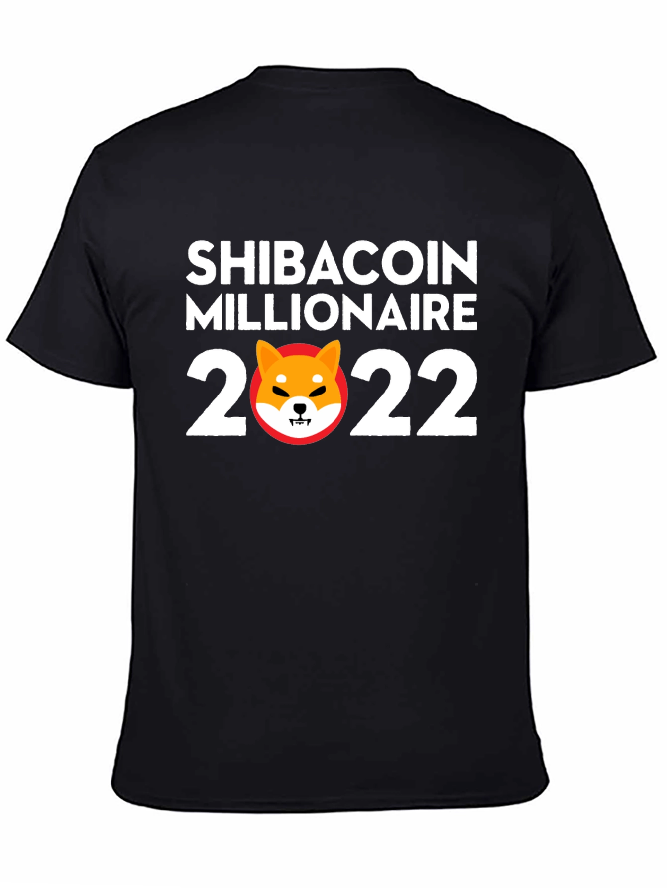 Shibacoin Millionaire 2022 Black T-Shirt
