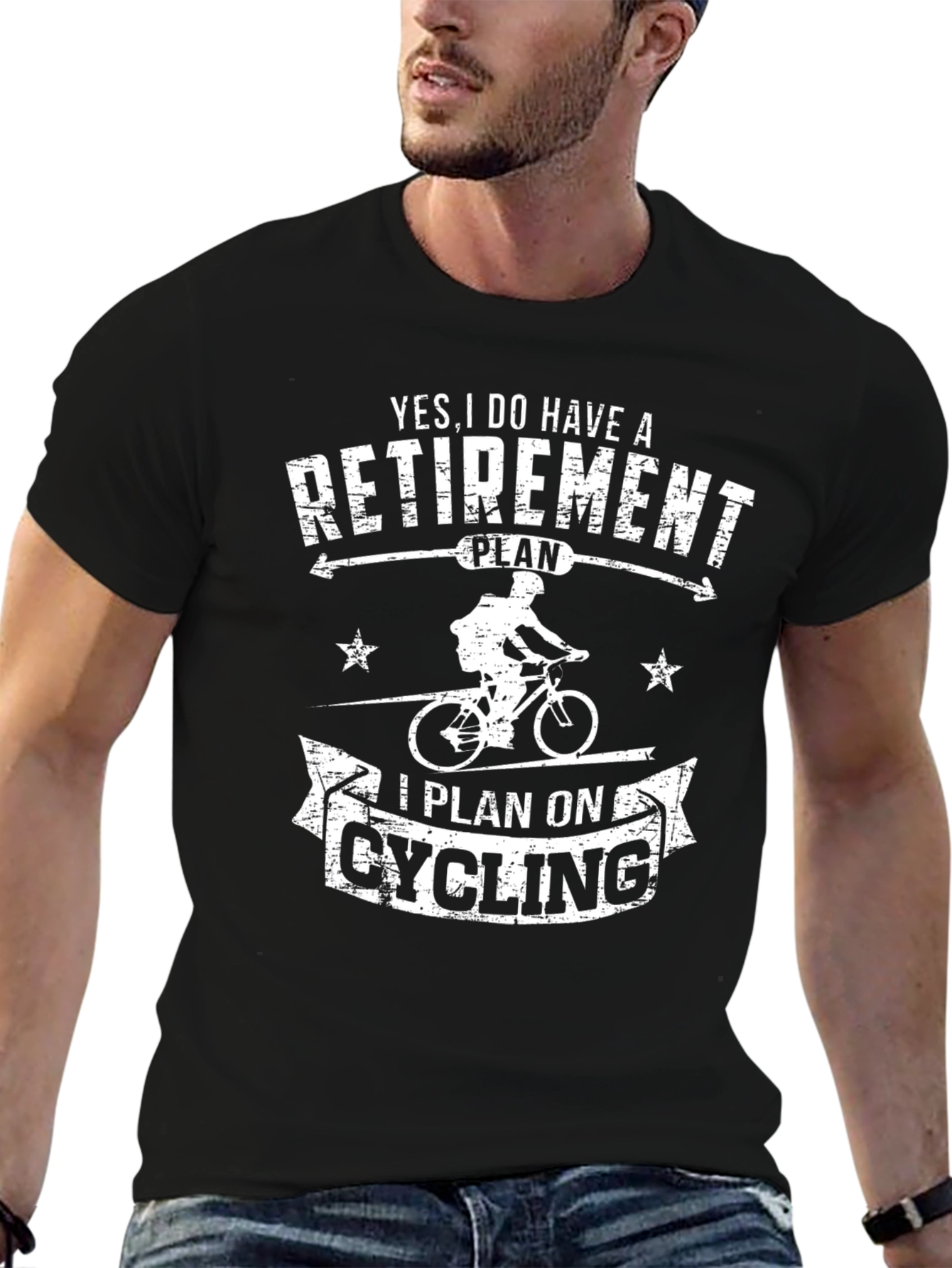 Retirement Cycling Plan Graphic T-Shirt
