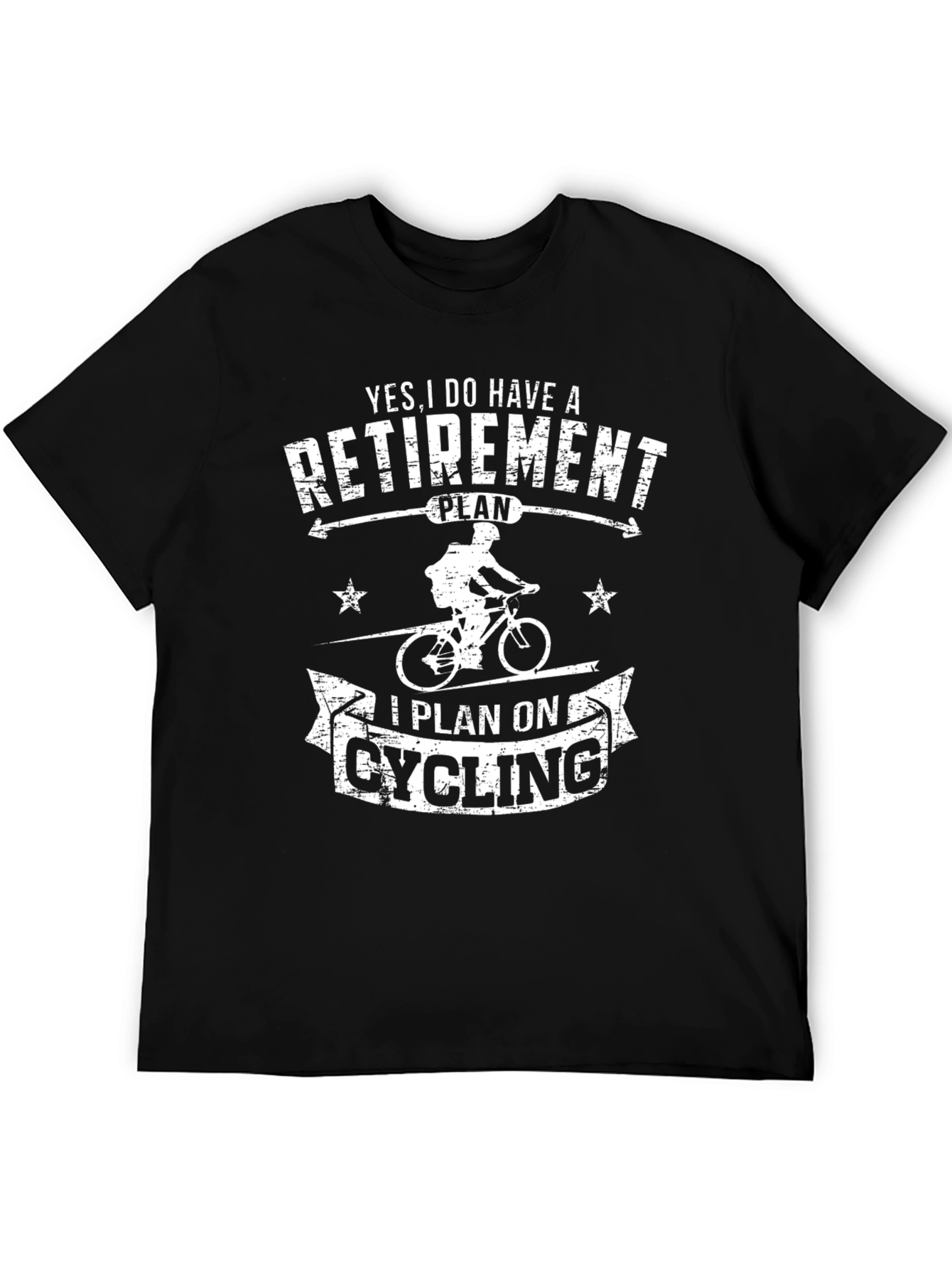 Retirement Cycling Plan Graphic T-Shirt
