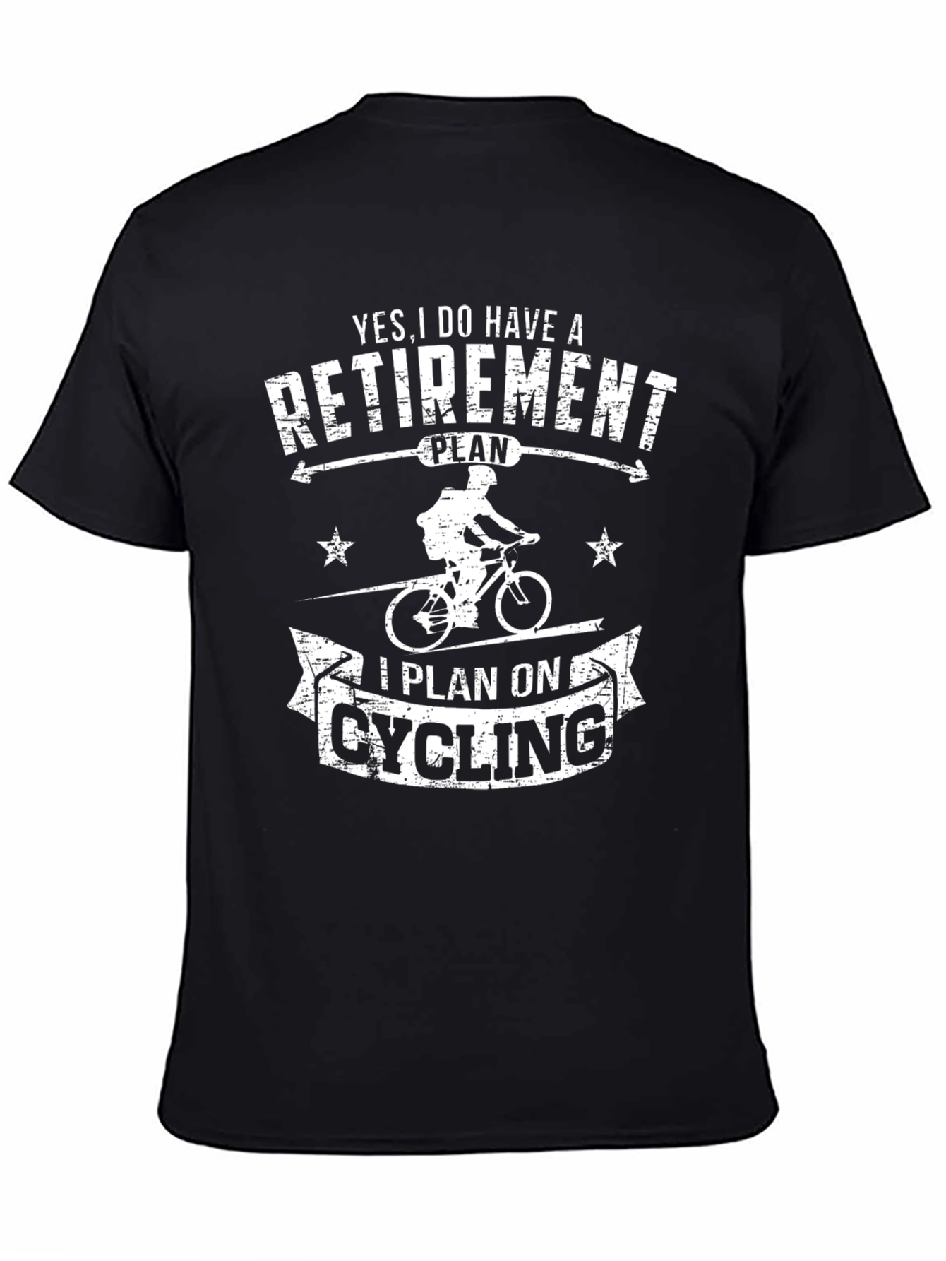 Retirement Cycling Plan Graphic T-Shirt