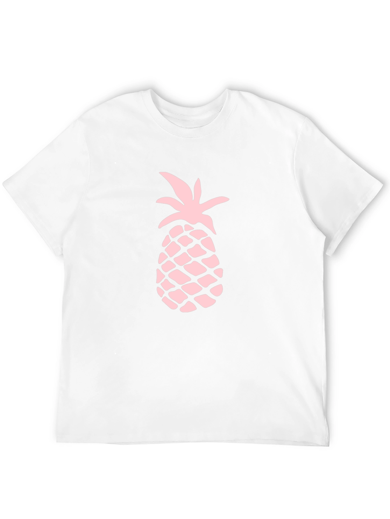 Pineapple Print Black T-Shirt - Tropical Summer Style