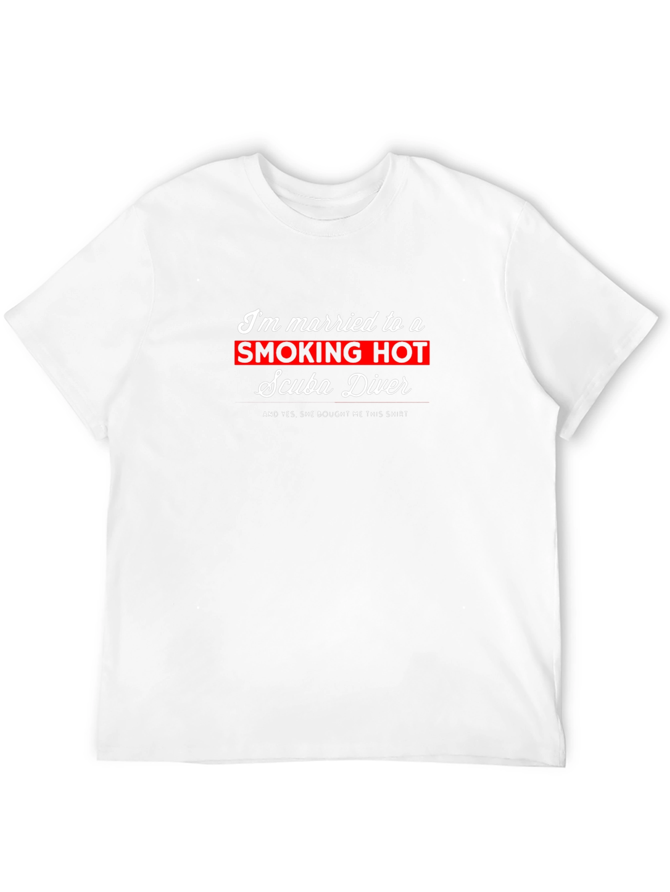 Smoking Hot Scuba Diver Husband T-Shirt