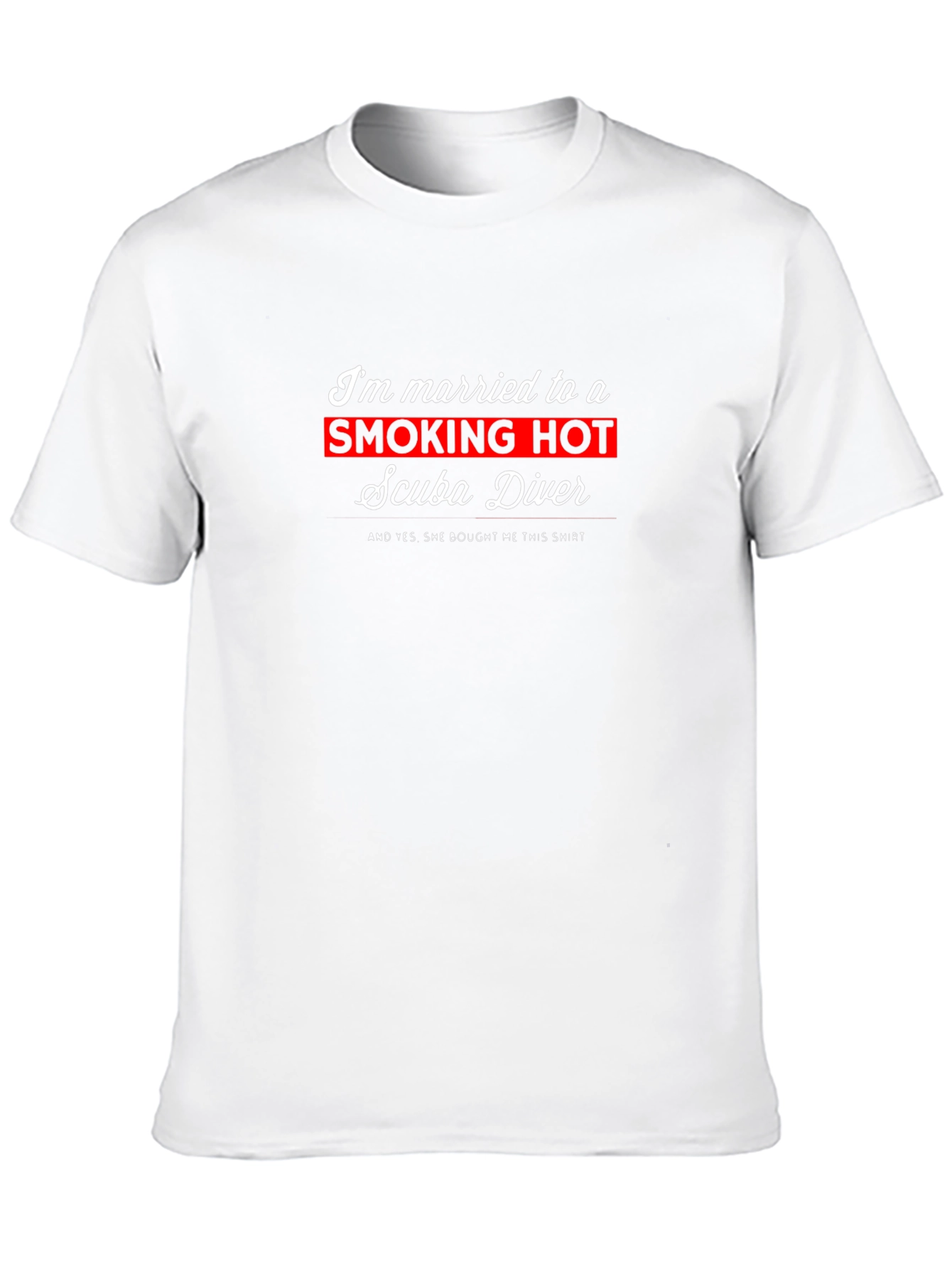 Smoking Hot Scuba Diver Husband T-Shirt
