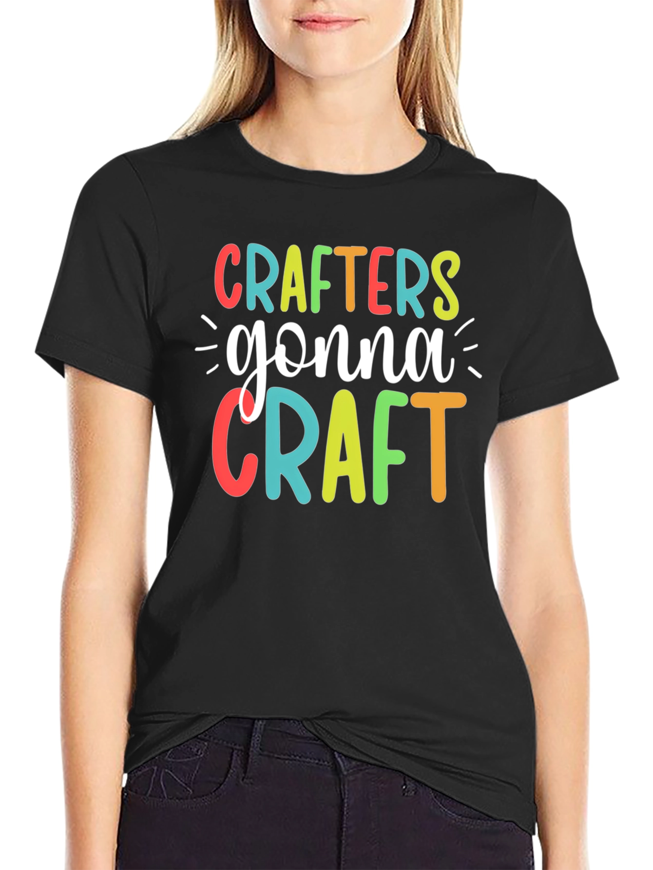 Crafters Gonna Craft T-Shirt Black Tee