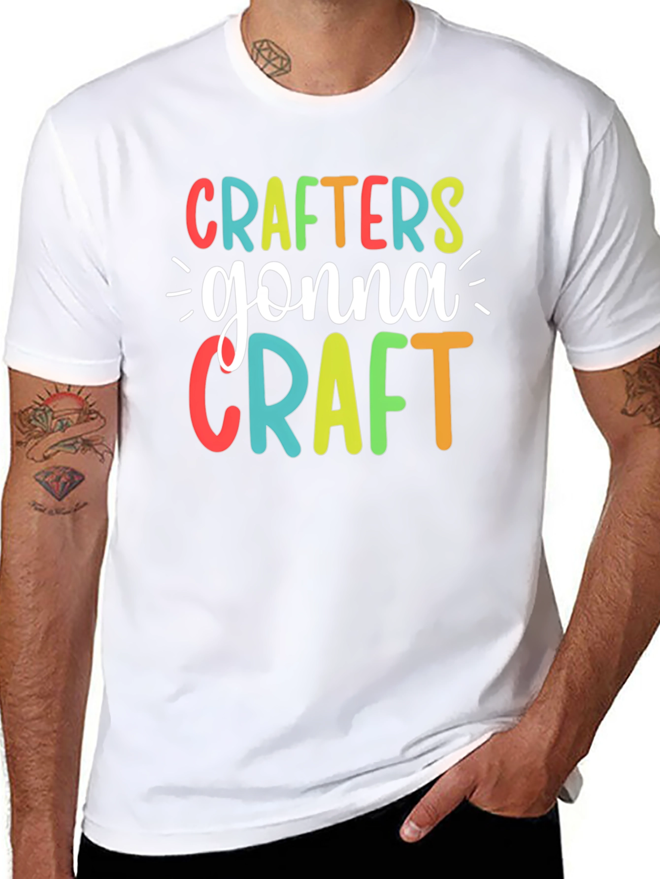 Crafters Gonna Craft T-Shirt Black Tee