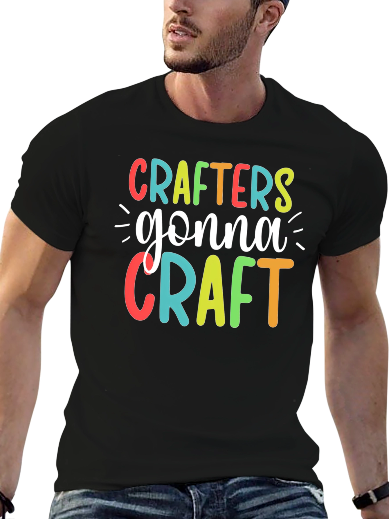 Crafters Gonna Craft T-Shirt Black Tee