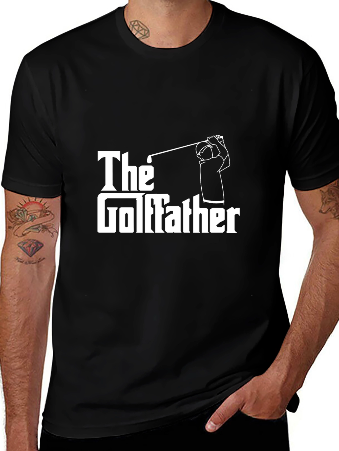 The Golfather Funny Golf T-Shirt