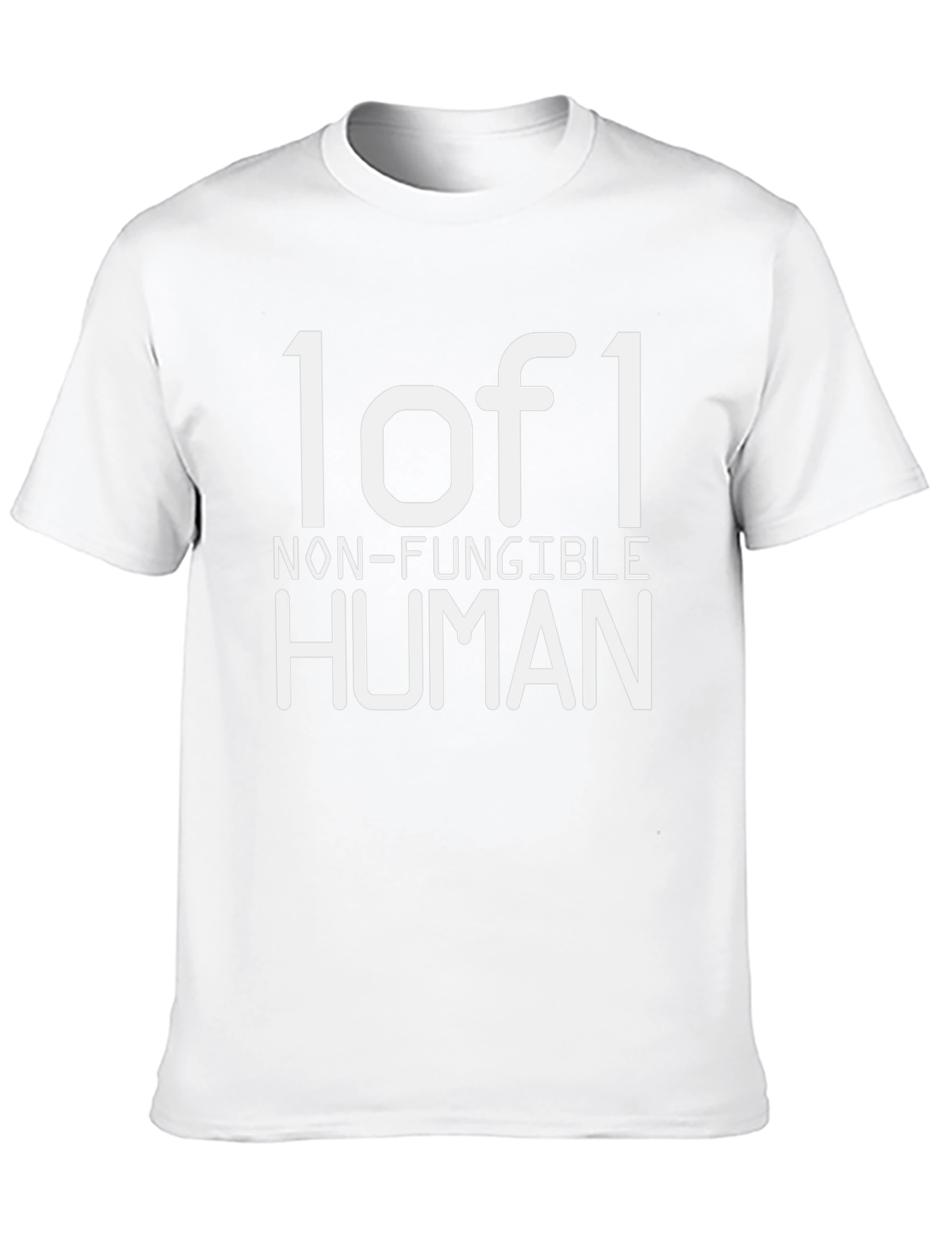 1 of 1 Non-Fungible Human T-Shirt