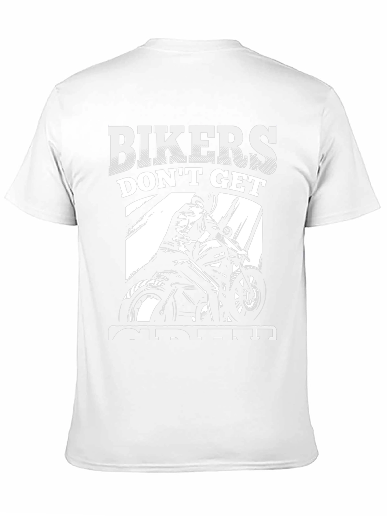 Bikers Dont Get Older Black T-Shirt