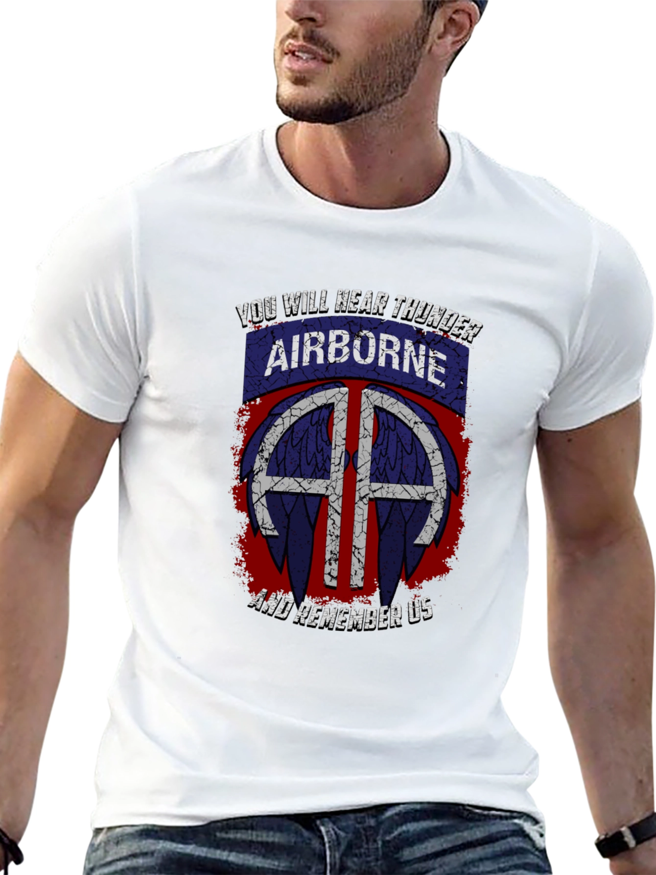 Airborne T-Shirt - You Will Hear Thunder