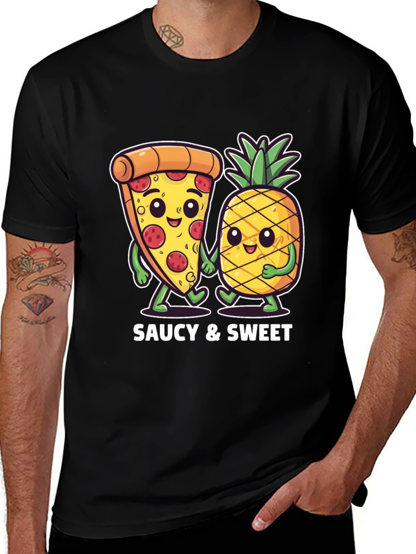 Saucy & Sweet Graphic T-Shirt