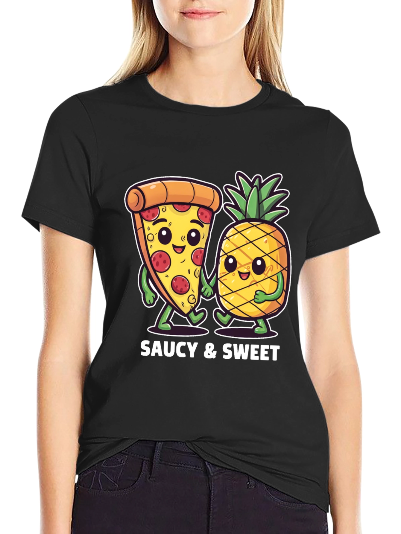 Saucy & Sweet Graphic T-Shirt