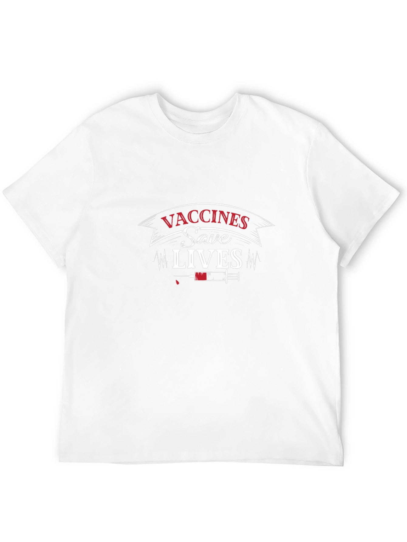 Vaccines Save Lives Black T-Shirt