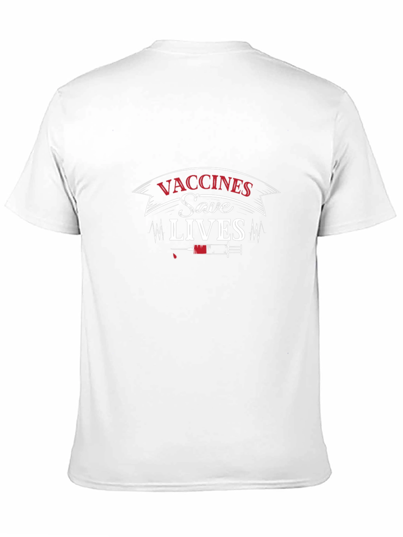 Vaccines Save Lives Black T-Shirt