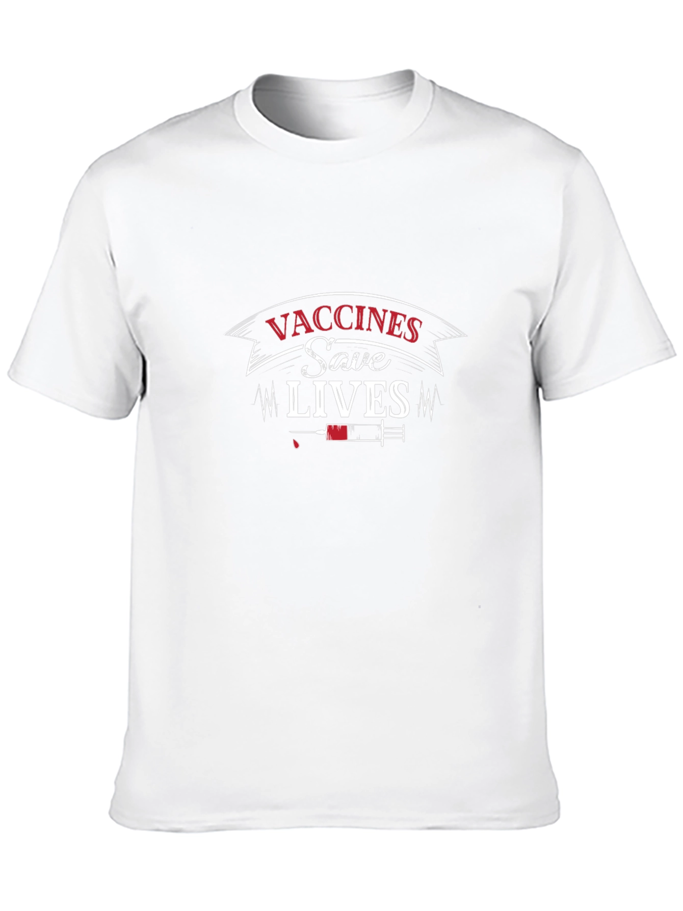 Vaccines Save Lives Black T-Shirt