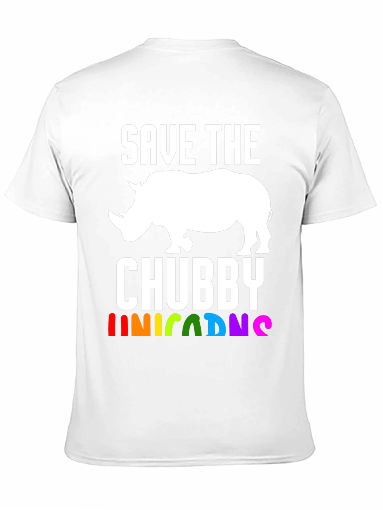Save the Chubby Unicorns Rhino T-Shirt
