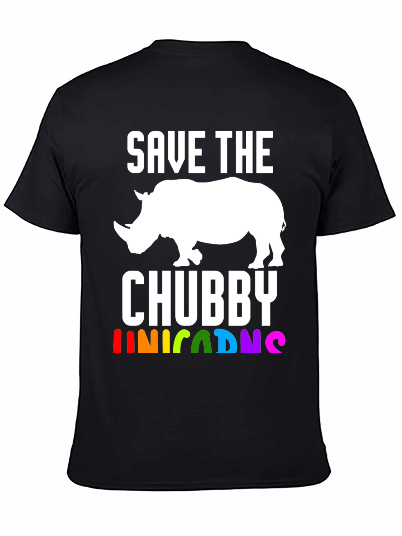 Save the Chubby Unicorns Rhino T-Shirt
