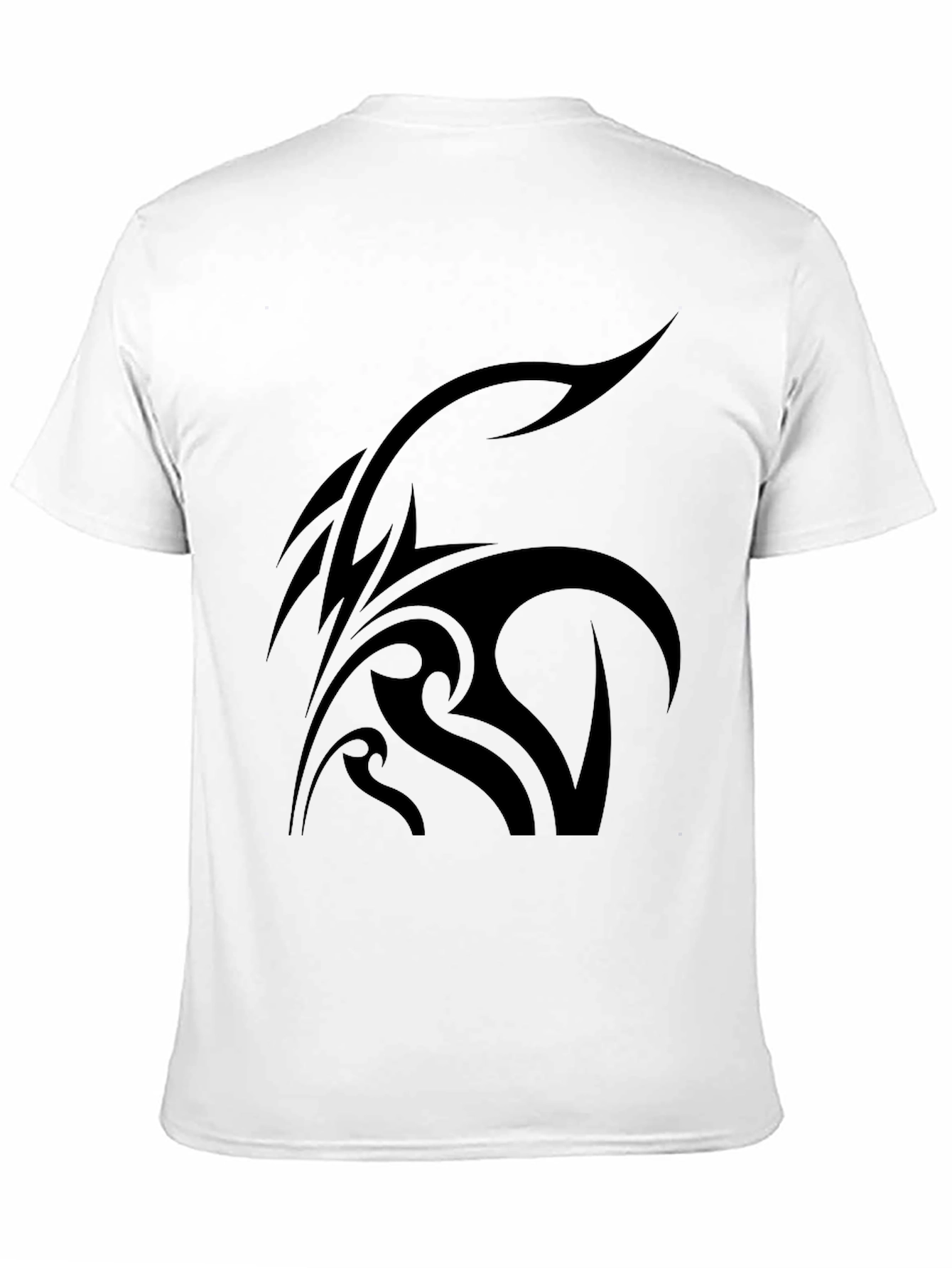 Tribal Design Black T-Shirt
