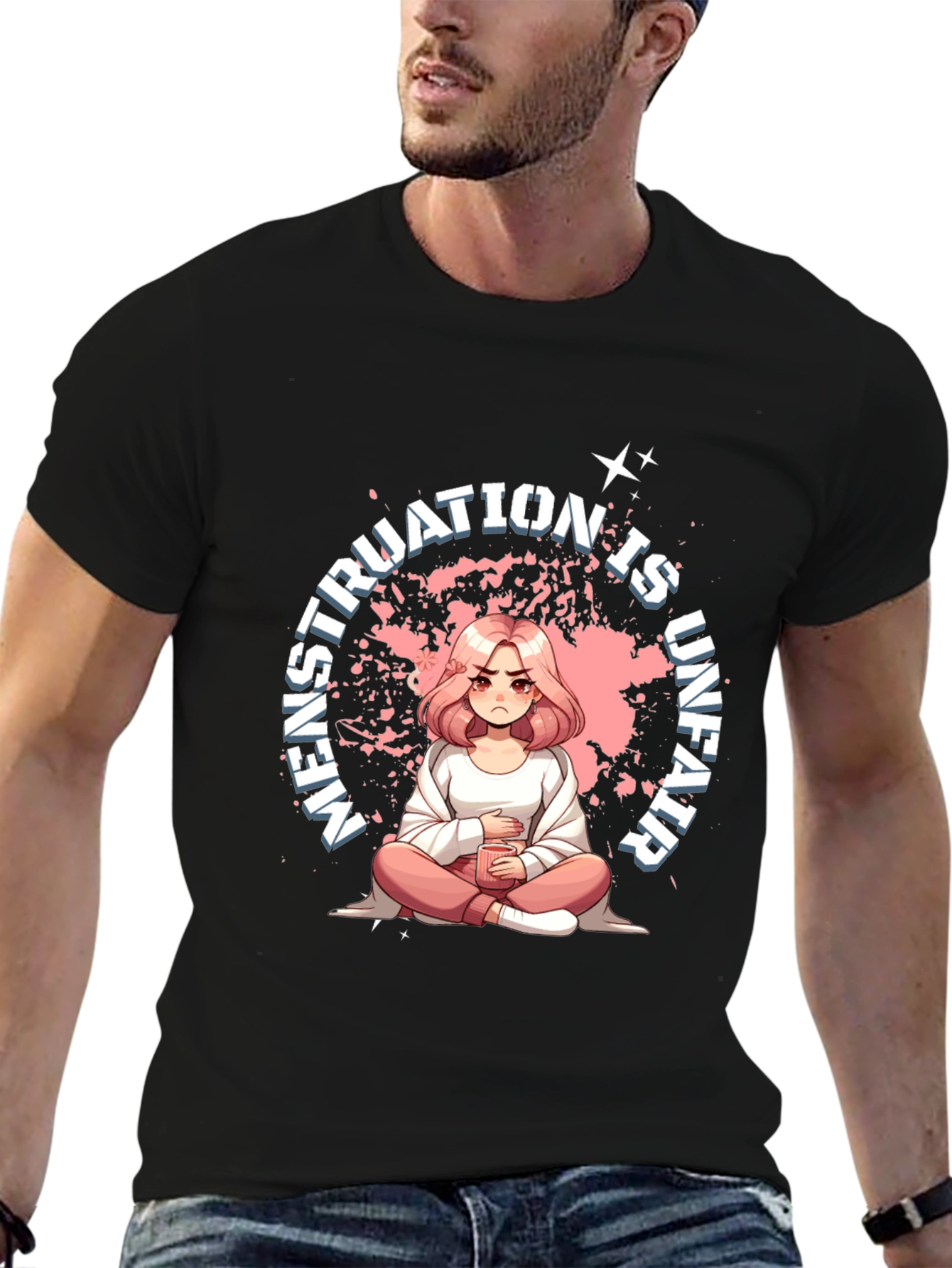 Menstruation Is Unfair Graphic Tee