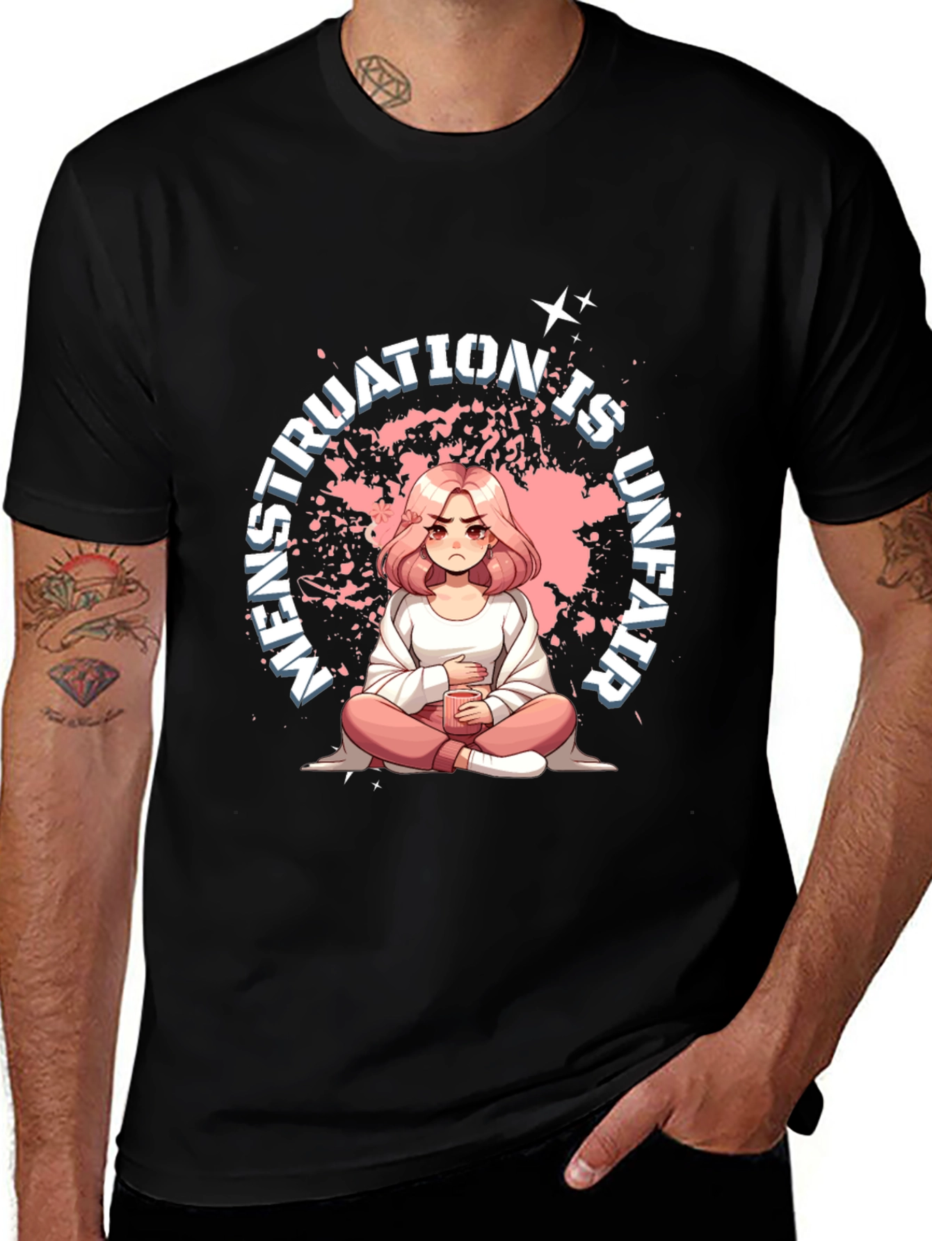 Menstruation Is Unfair Graphic Tee