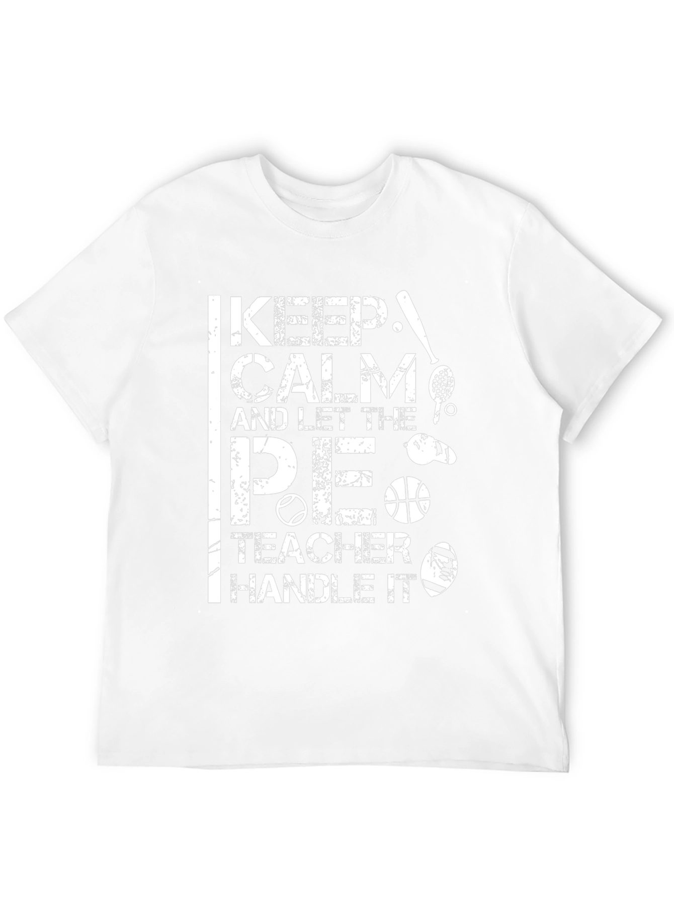 Keep Calm P.E. Teacher Graphic Tee
