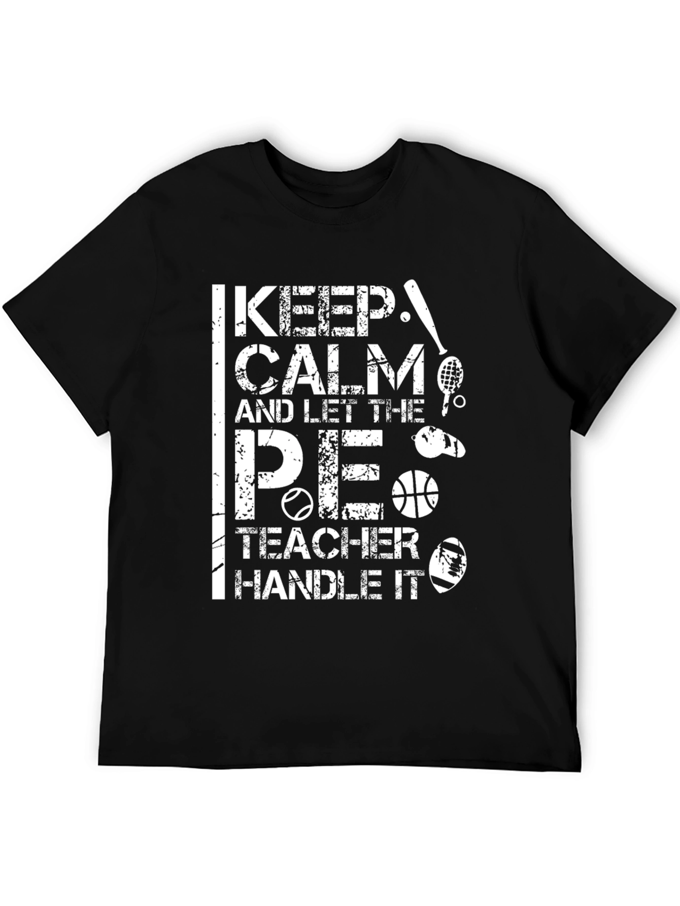 Keep Calm P.E. Teacher Graphic Tee