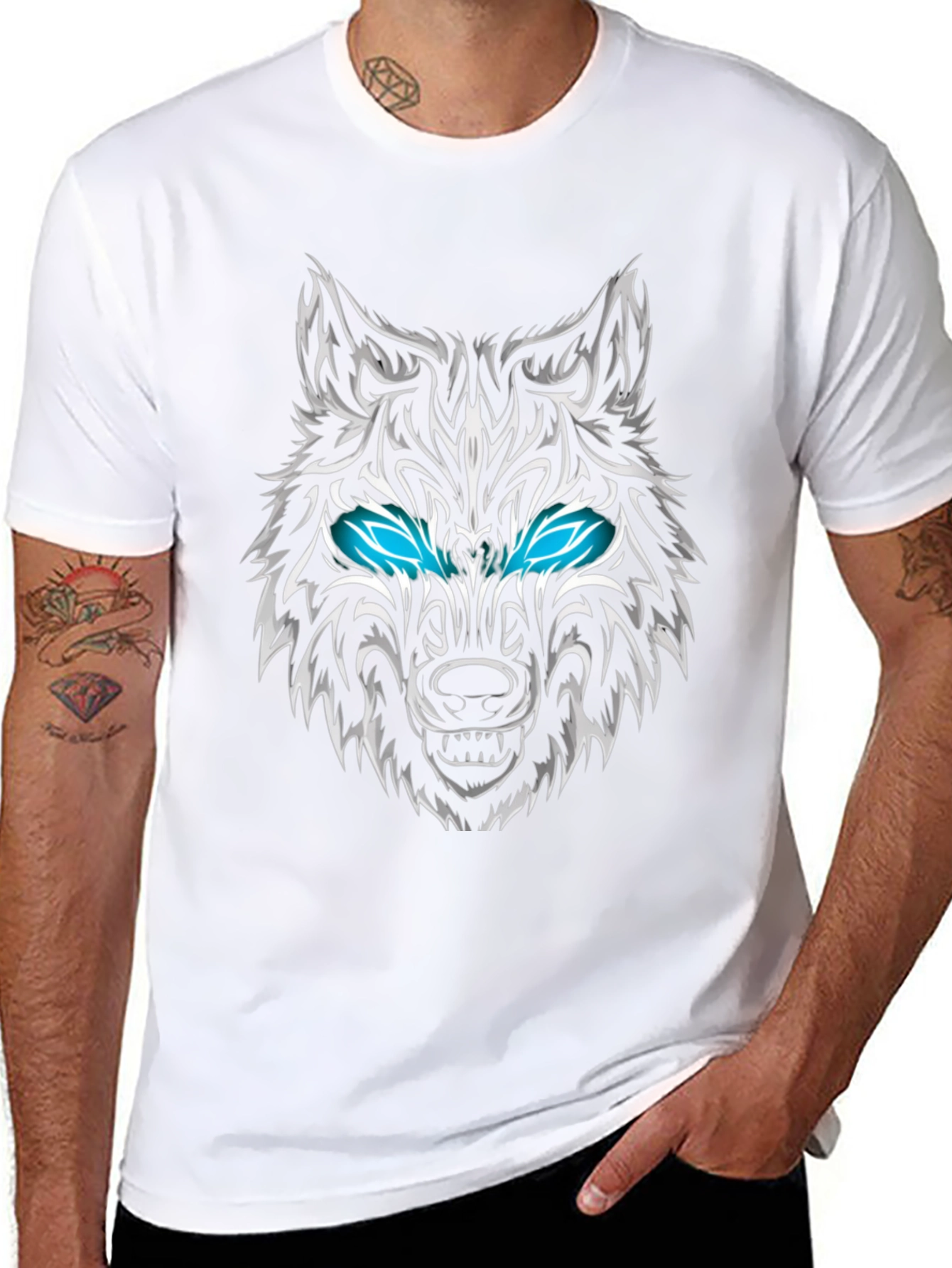 Wolf Graphic Tee - Black T-Shirt