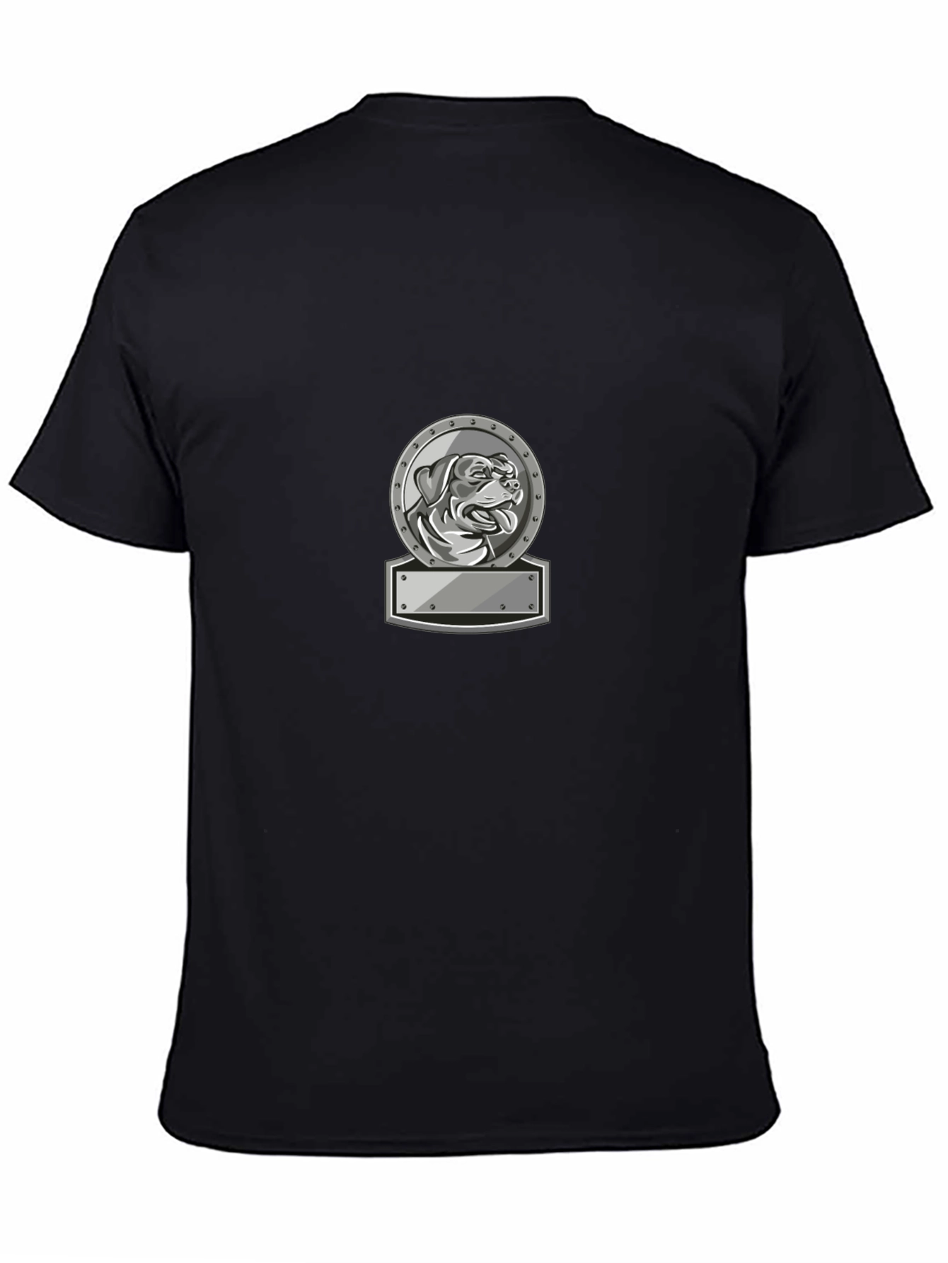 Dog Breed Emblem T-Shirt - Black
