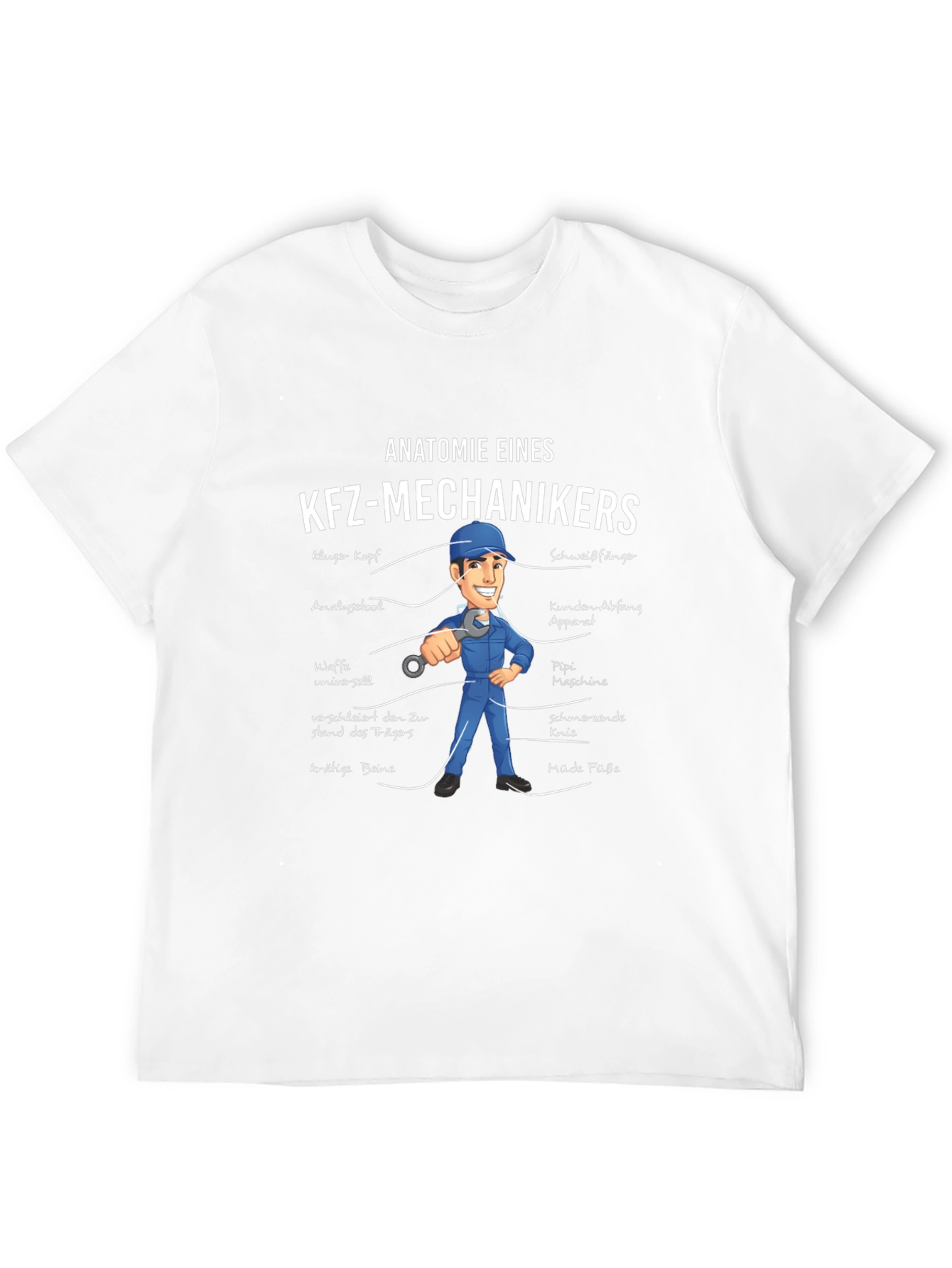 Anatomie Eines KFZ-Mechanikers T-Shirt
