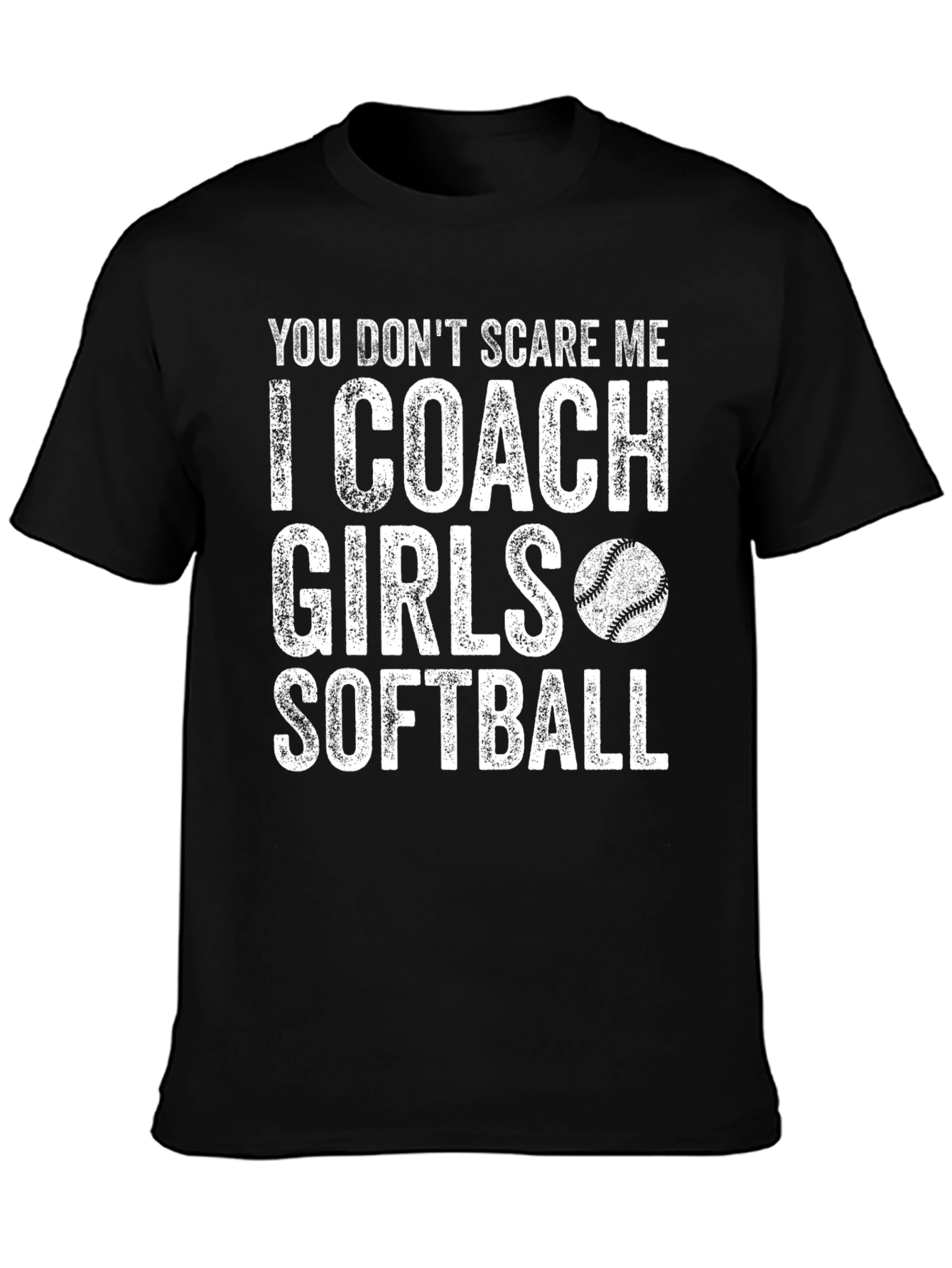 Coach Girls Softball T-Shirt Funny Team Tee
