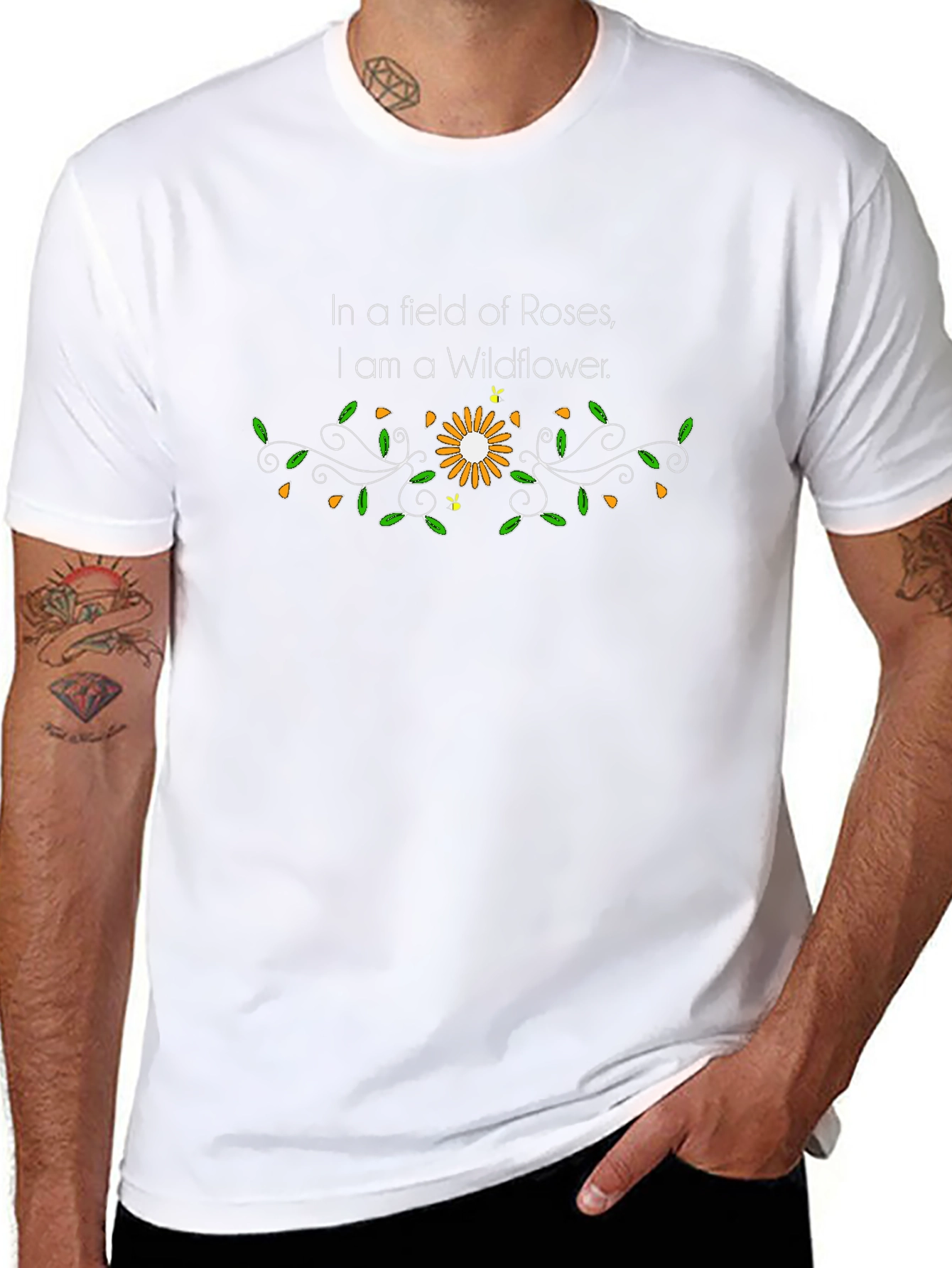 Wildflower T-Shirt - Inspirational Floral Tee
