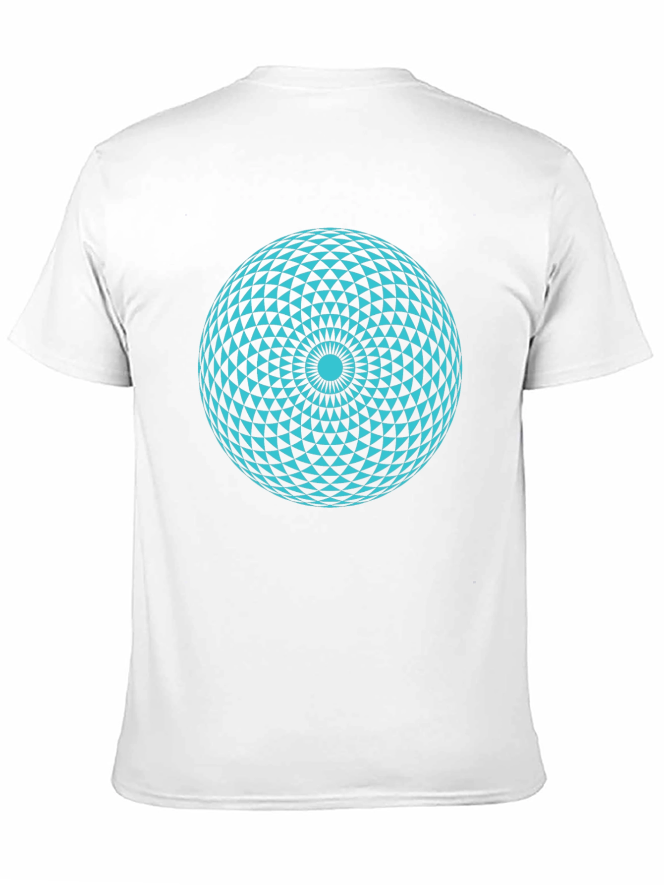 Geometric Sphere Graphic Tee - Modern Black T-Shirt