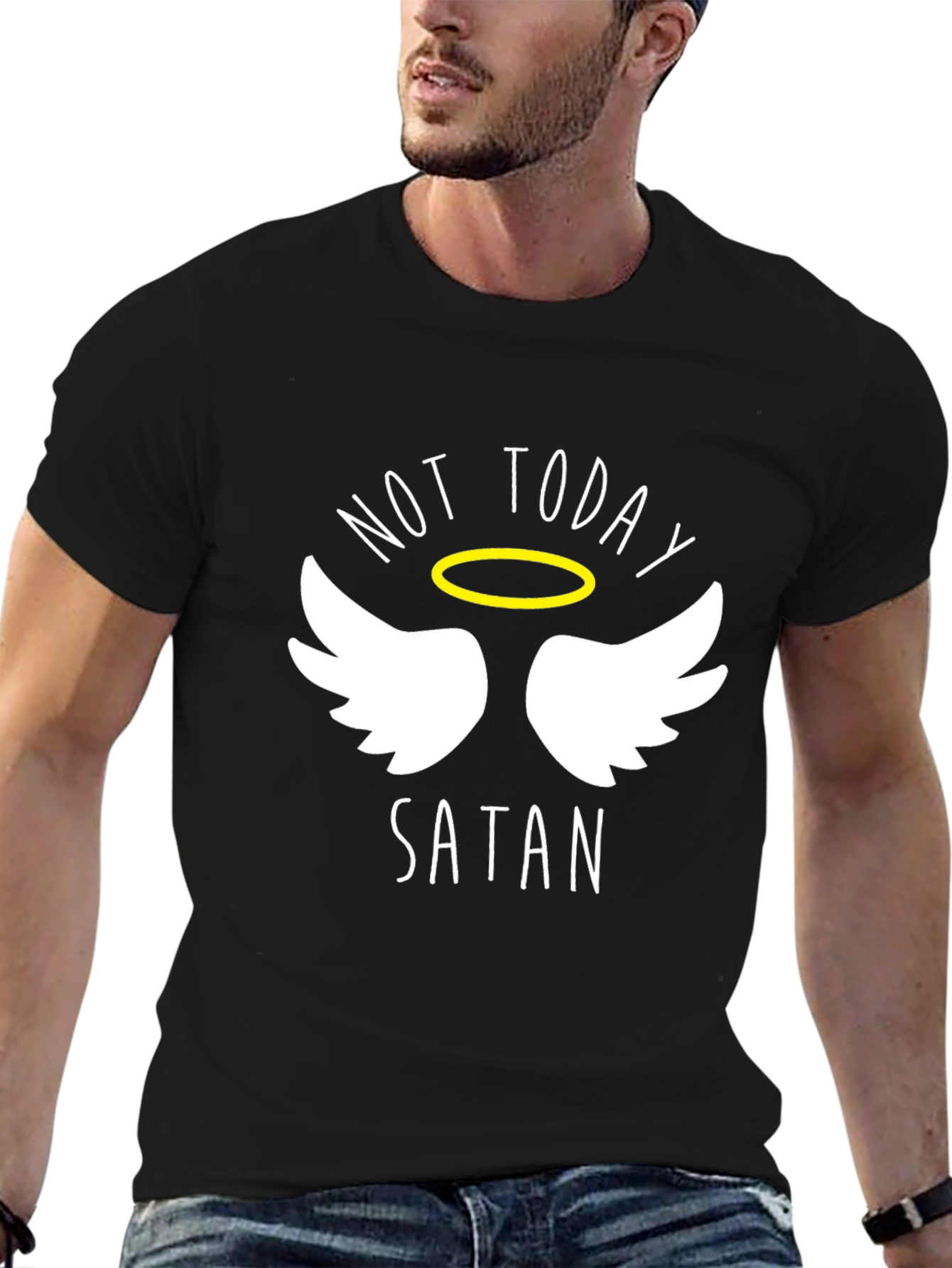 Not Today Satan Graphic Tee