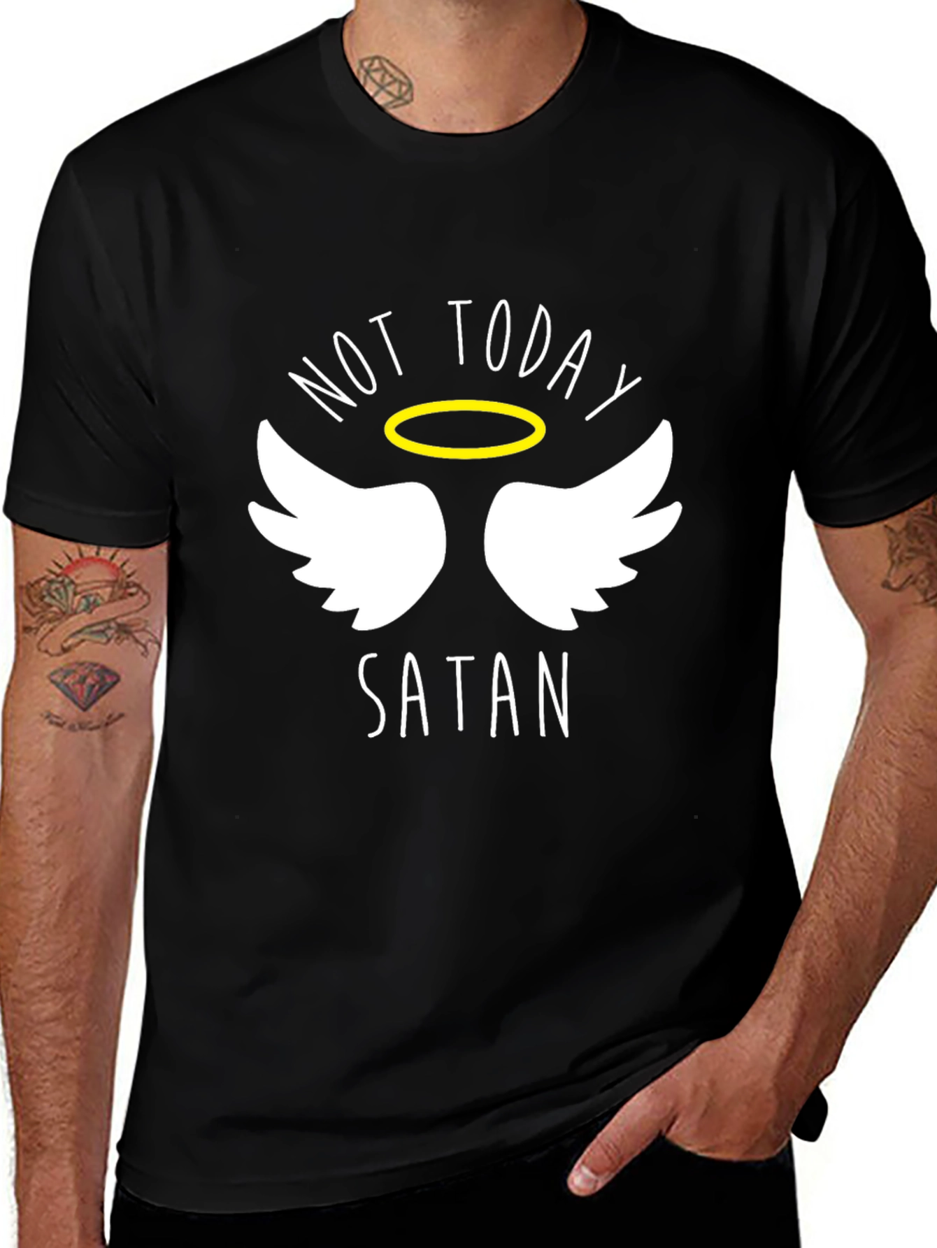 Not Today Satan Graphic Tee