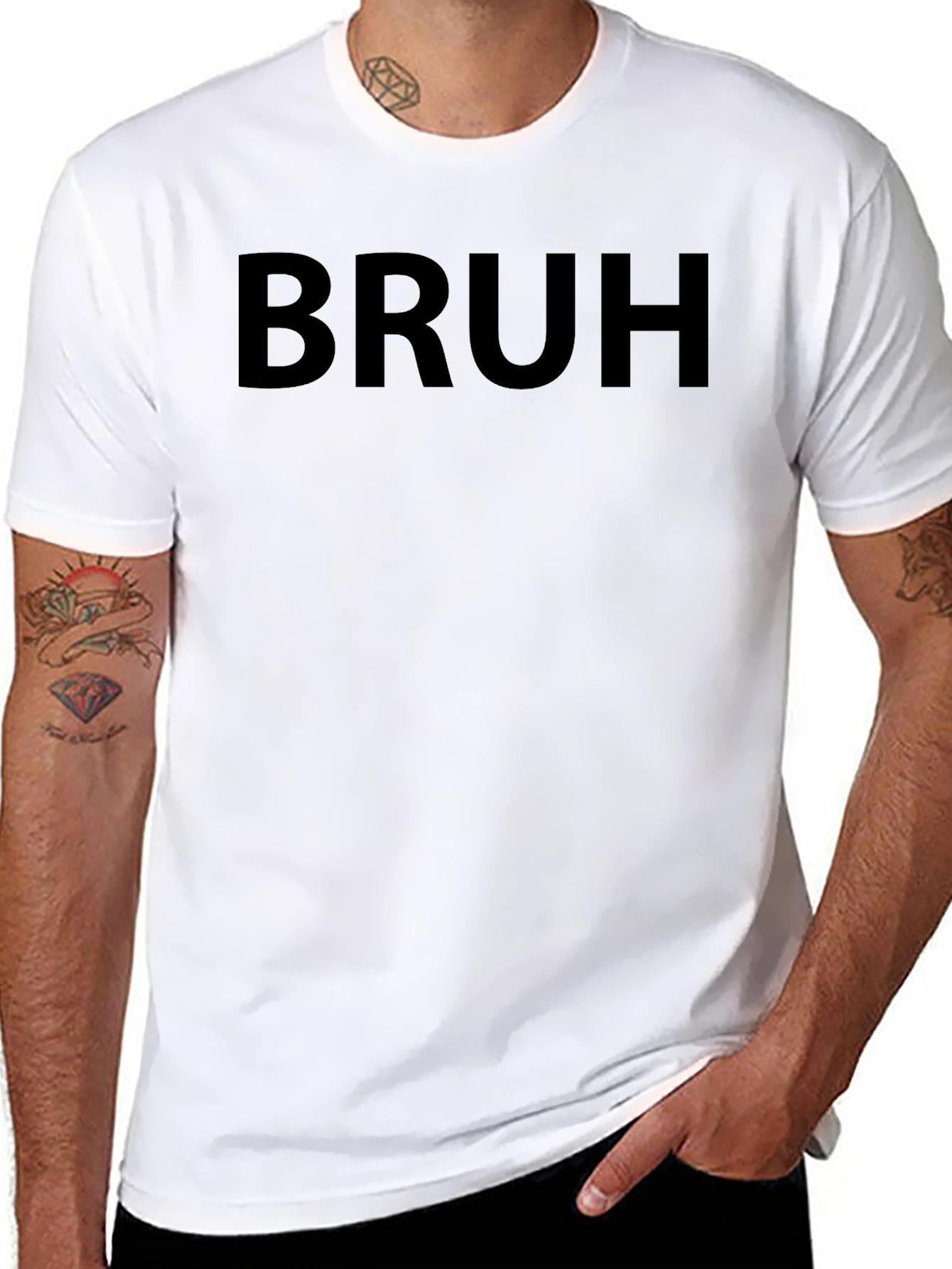 Bruh T-Shirt - Casual Statement Tee