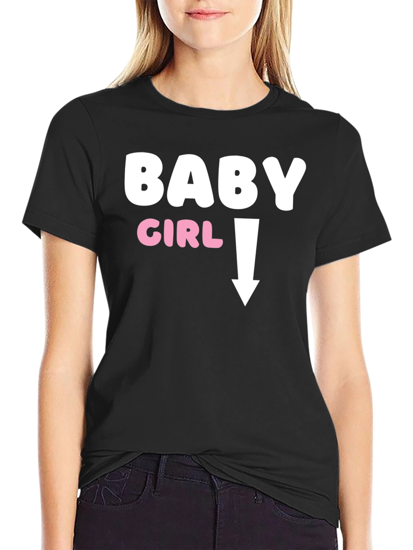 Baby Girl Arrow Humor T-Shirt