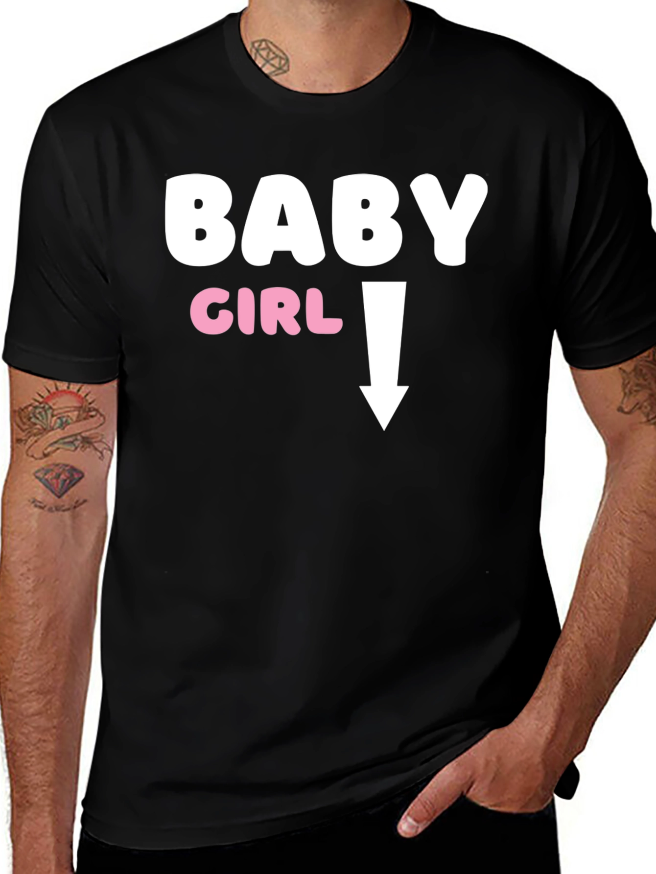 Baby Girl Arrow Humor T-Shirt