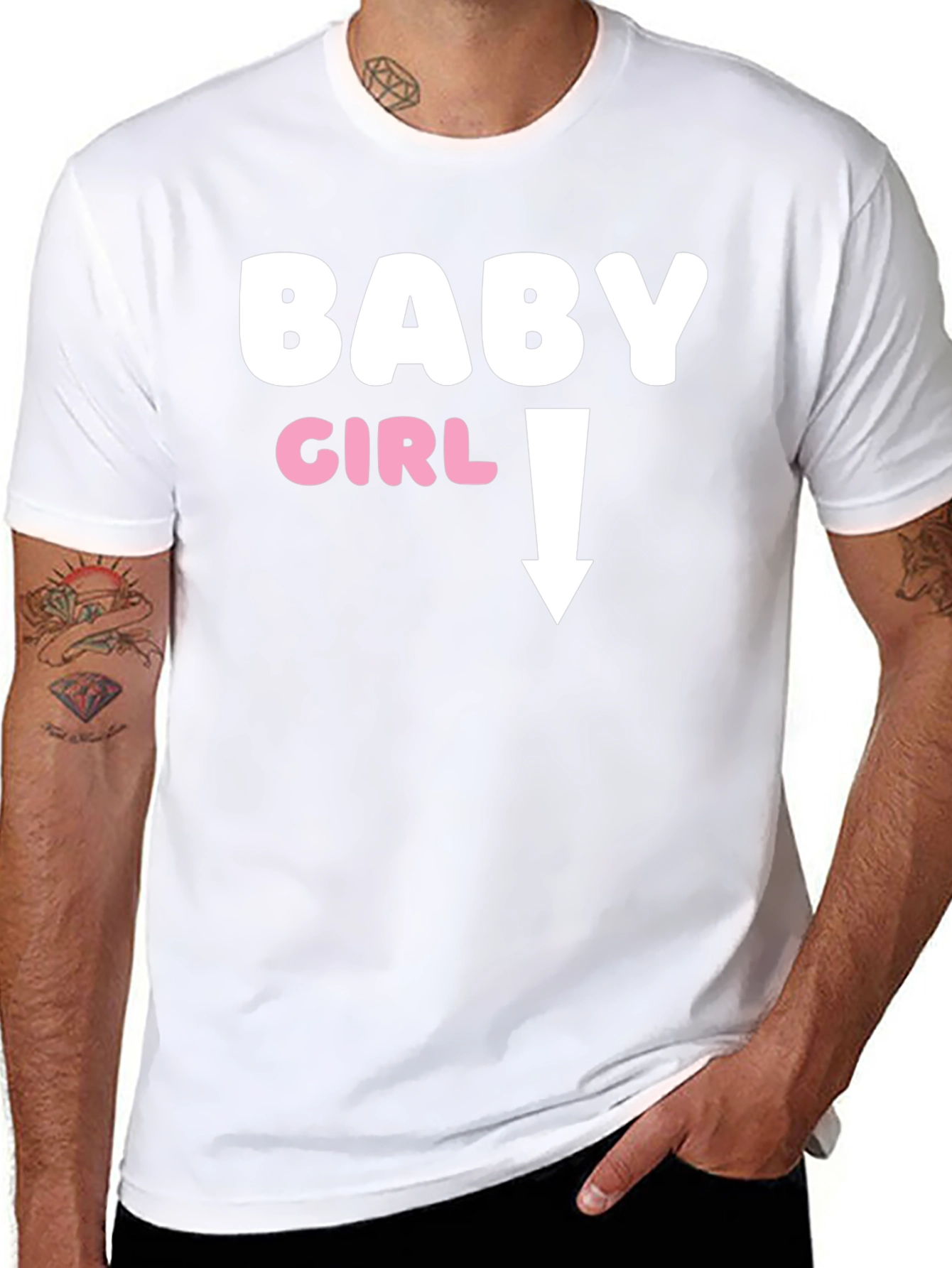 Baby Girl Arrow Humor T-Shirt