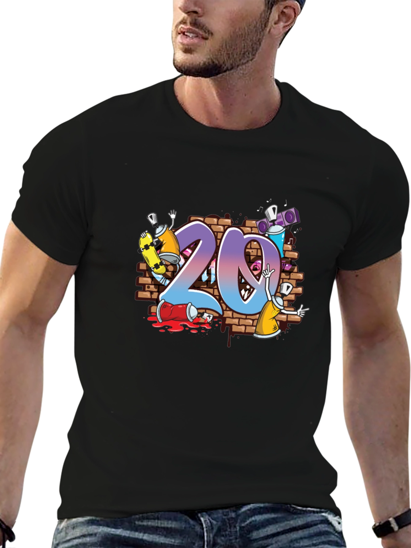 Graffiti 20 T-Shirt - Urban Art Design