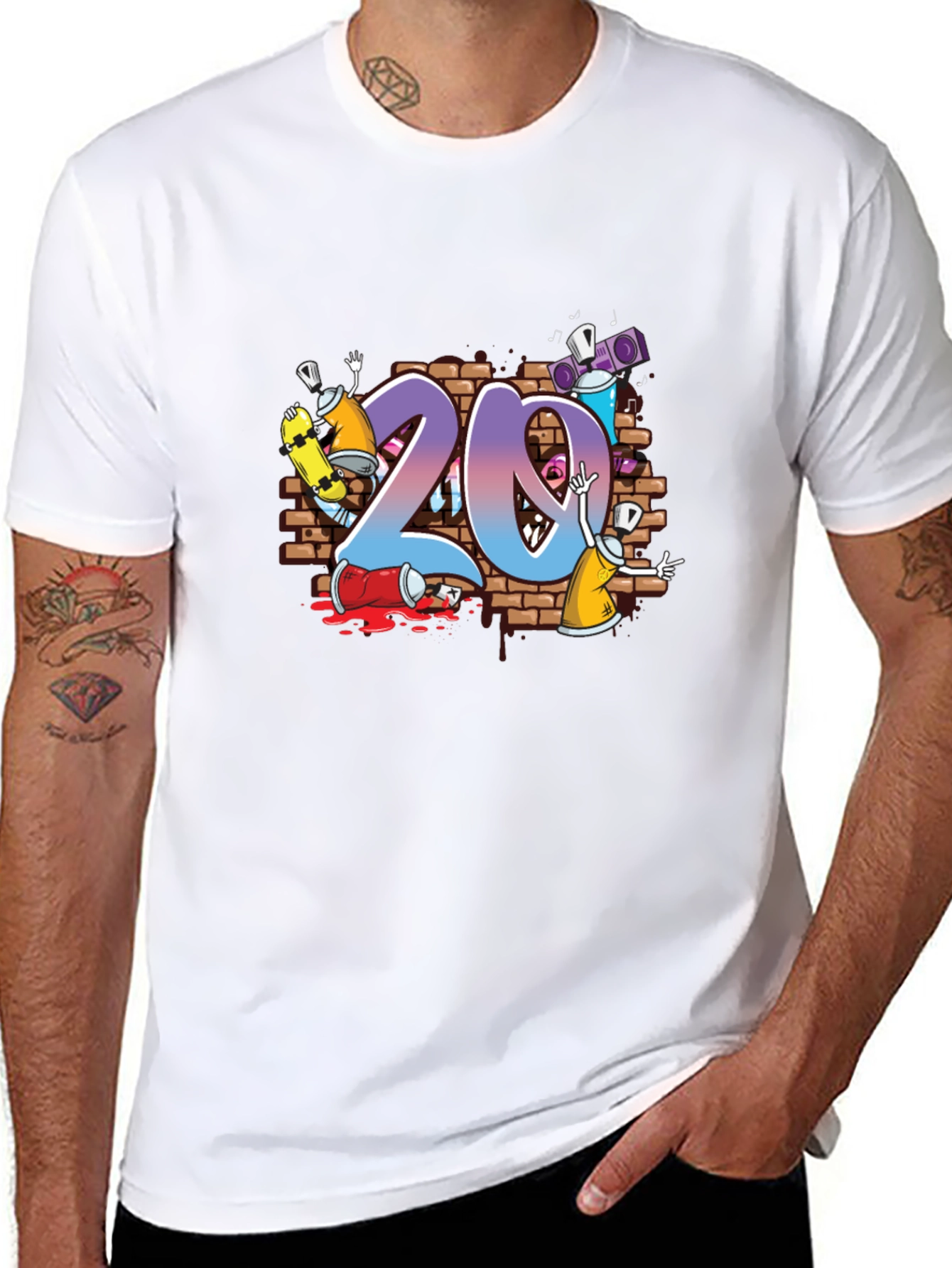 Graffiti 20 T-Shirt - Urban Art Design