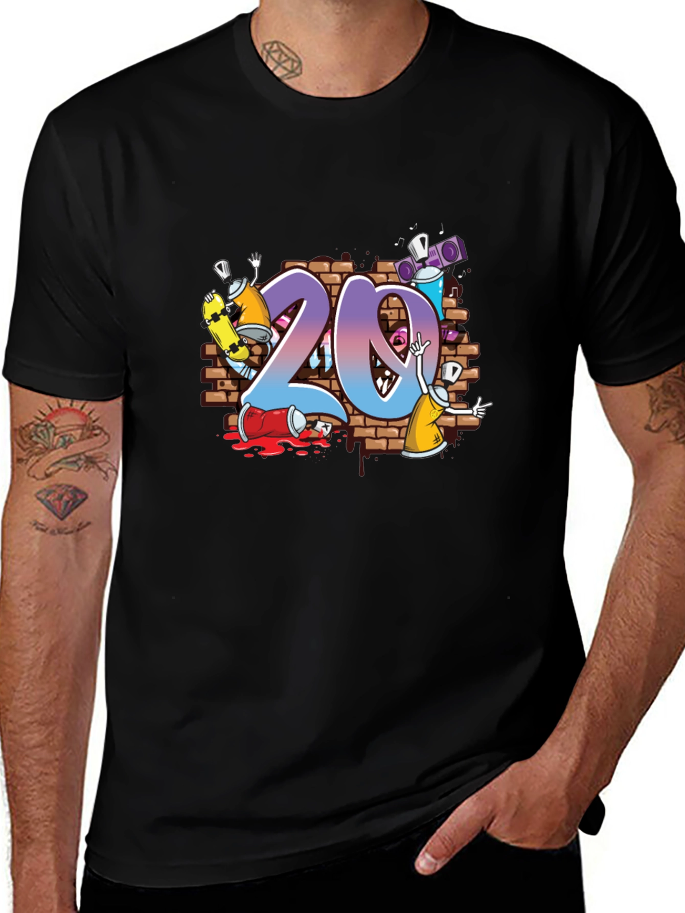 Graffiti 20 T-Shirt - Urban Art Design