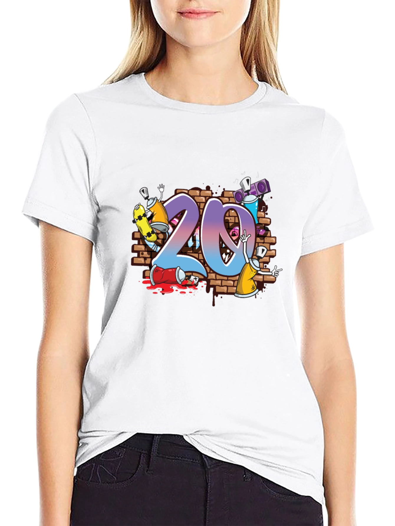 Graffiti 20 T-Shirt - Urban Art Design