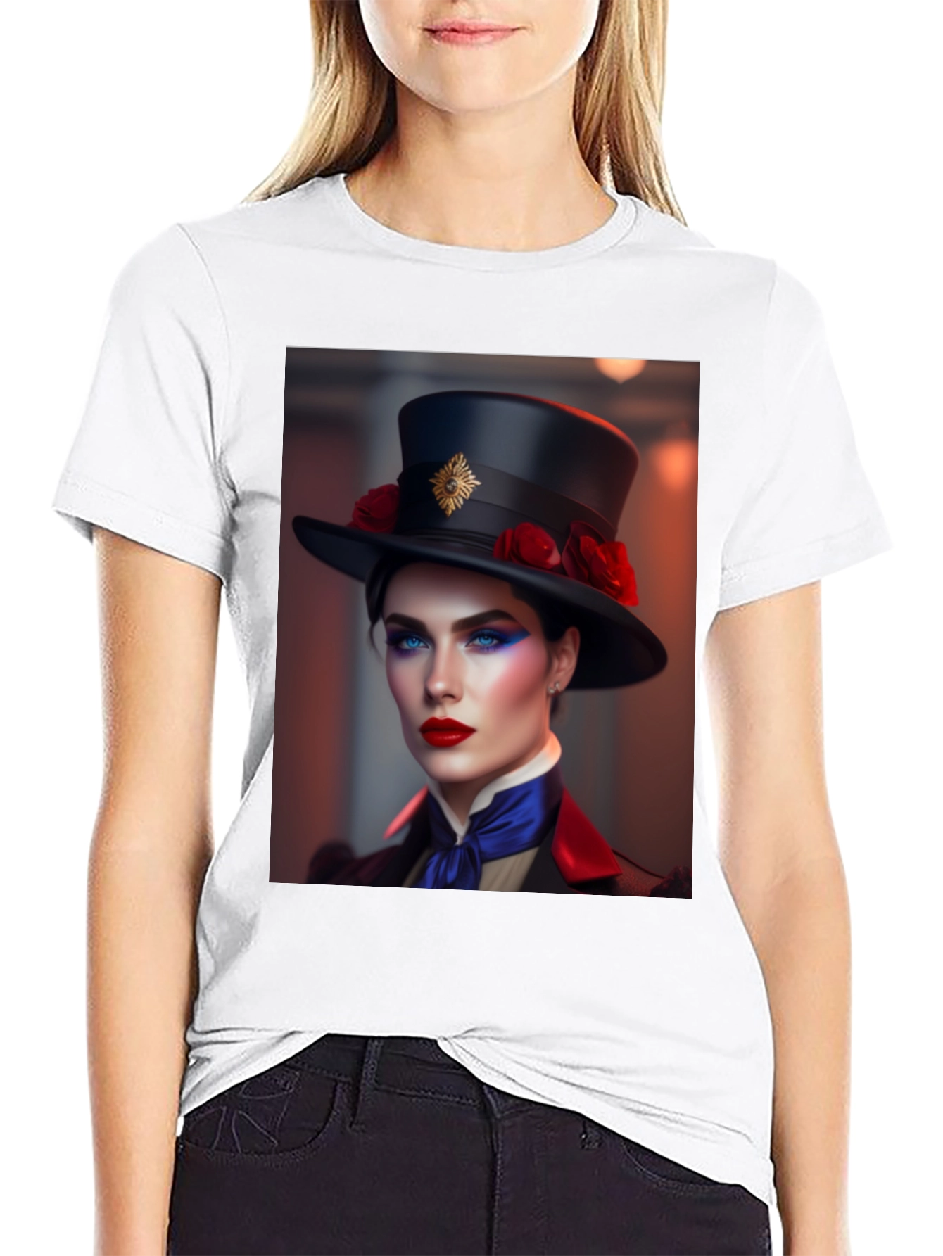 Elegant Woman T-Shirt - Unique Design
