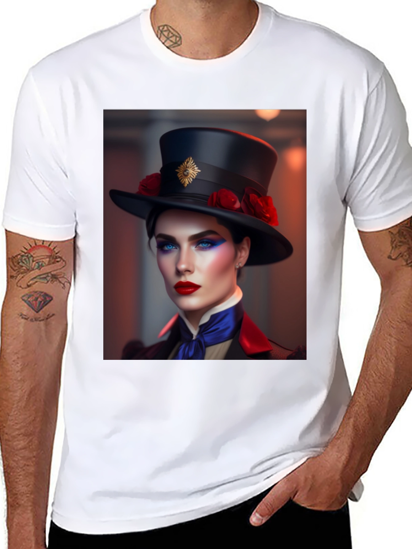 Elegant Woman T-Shirt - Unique Design