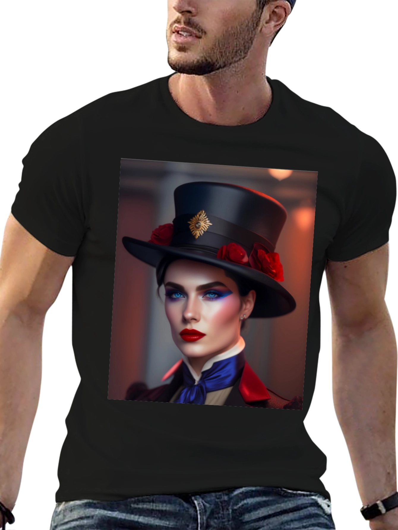 Elegant Woman T-Shirt - Unique Design