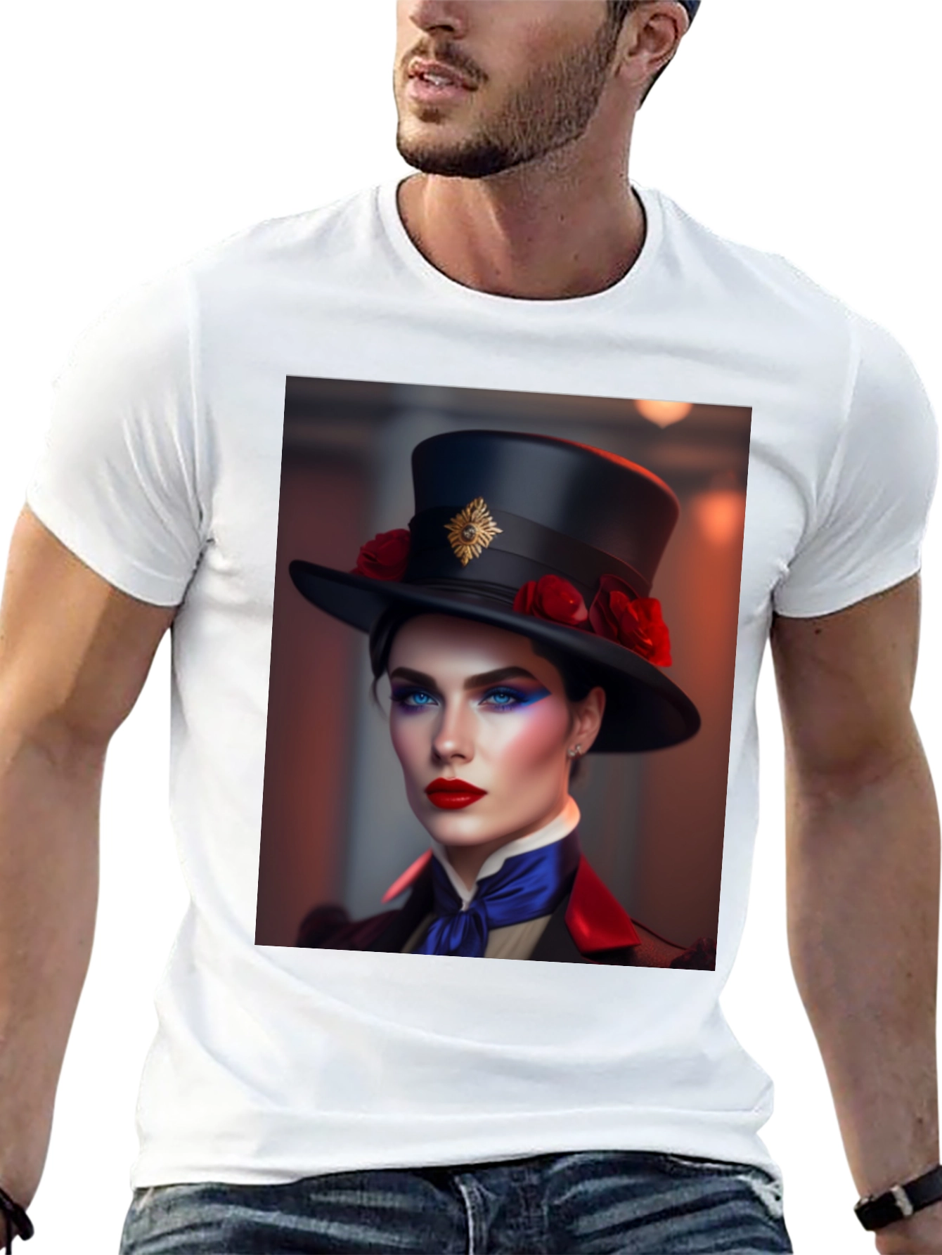 Elegant Woman T-Shirt - Unique Design