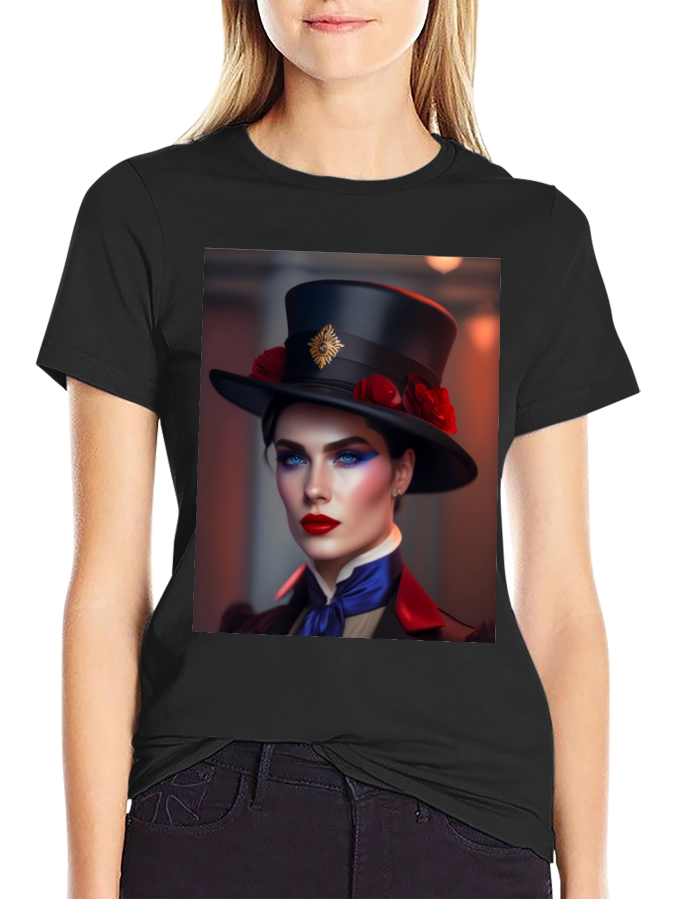 Elegant Woman T-Shirt - Unique Design