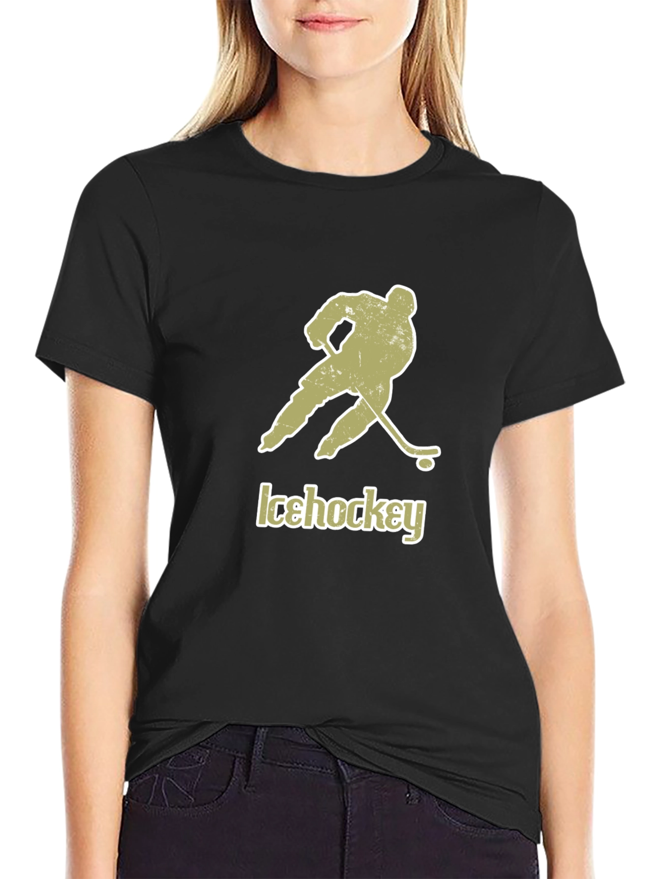 Ice Hockey Graphic Tee - Cool Sportswear